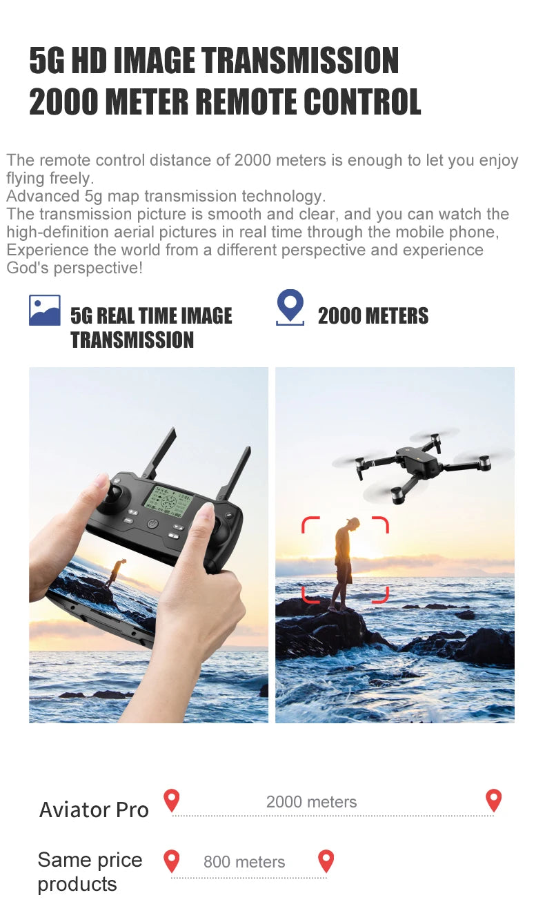 8811 Pro Drone مع بطاقة SD 32G/64 TF - 5G WIFI FPV RTR مع كاميرا 6K HD 2 محور مضادة للاهتزاز ذاتية التثبيت Gimbal Dron كاميرا احترافية بدون طيار 28 8811 Pro Drone, 5g HD IMAGE TRANSMISSION 2000 METER REMOTE CONTROL