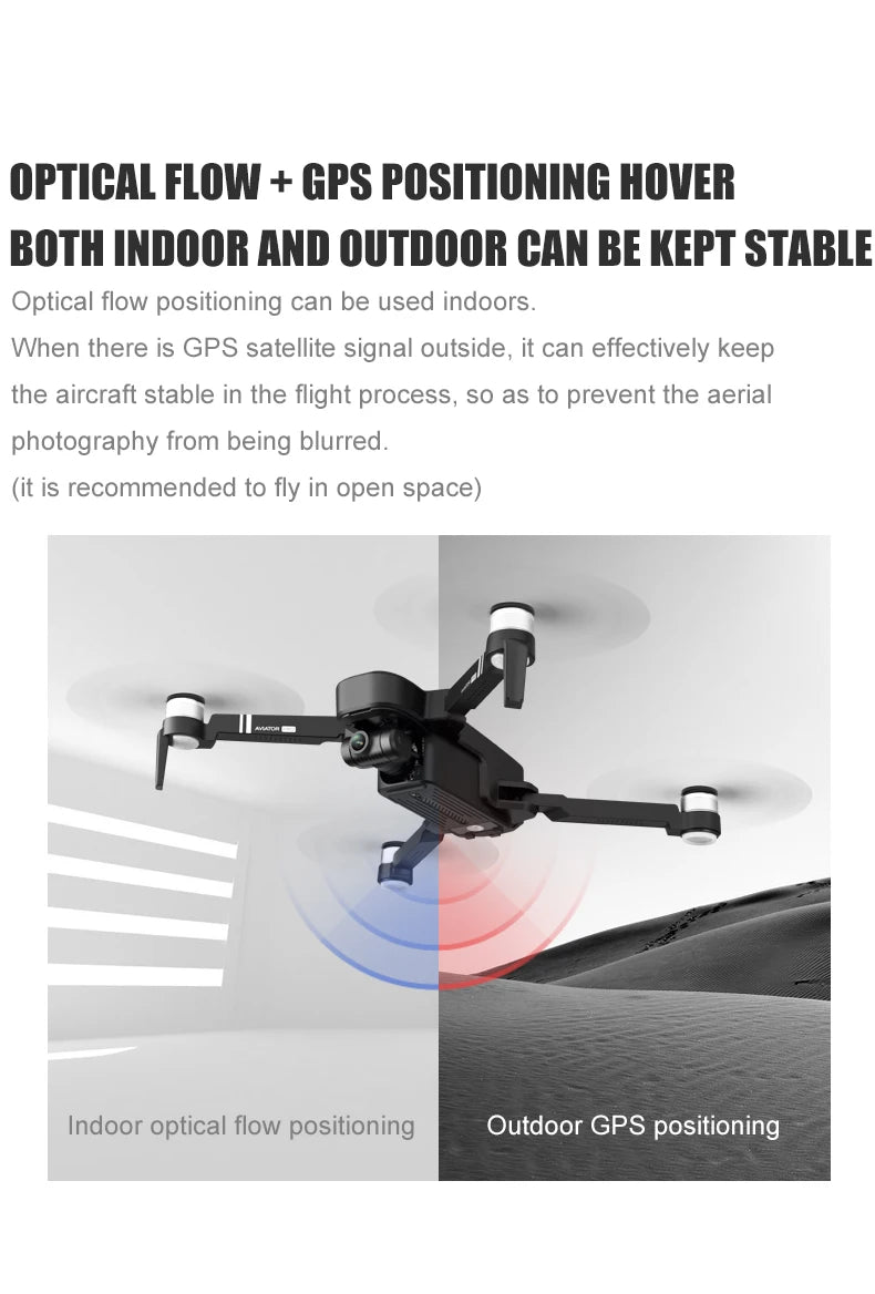 8811 Pro Drone مع بطاقة SD 32G/64 TF - 5G WIFI FPV RTR مع كاميرا 6K HD 2 محور مضادة للاهتزاز ذاتية التثبيت Gimbal Dron كاميرا احترافية بدون طيار 32 8811 Pro Drone, GPS POSITIONING HOVER BOTH INDOOR AND OUTDOOR
