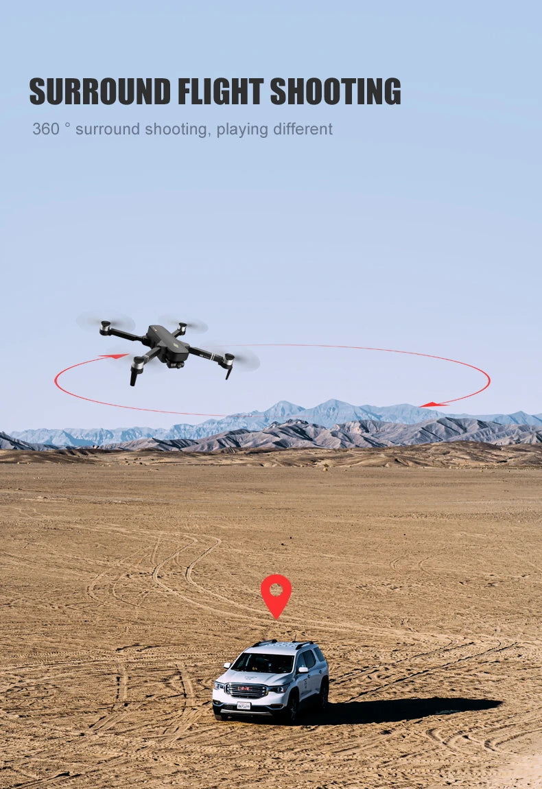 8811 Pro Drone مع بطاقة SD 32G/64 TF - 5G WIFI FPV RTR مع كاميرا 6K HD 2 محور مضادة للاهتزاز ذاتية التثبيت Gimbal Dron كاميرا احترافية بدون طيار 36 8811 Pro Drone, SURROUND FLIGHT SHOOTING 360 surround shooting; playing