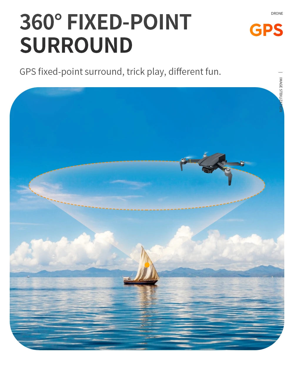 WYFA X3 Drone, DRONE 3600 FIXED-POINT GPS SURROUND GPS fixed