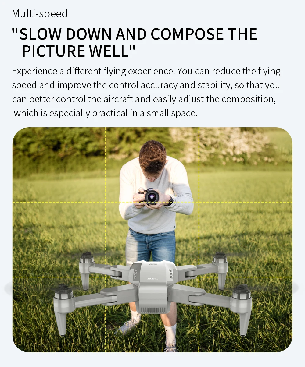 L900 PRO 4K HD GPS Drone, Experience a different flying experience: Reduce the flying and improve the control accuracy and stability .