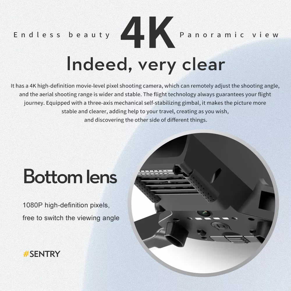LSRC S7S Drone, 4K high-definition movie-level pixel shooting camera can remotely adjust the shooting