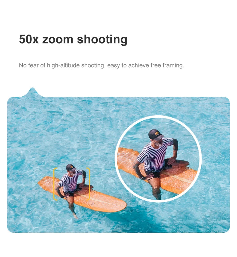 106 Pro GPS Drone, 50x zoom shooting No fear of high-altitude shooting, easy