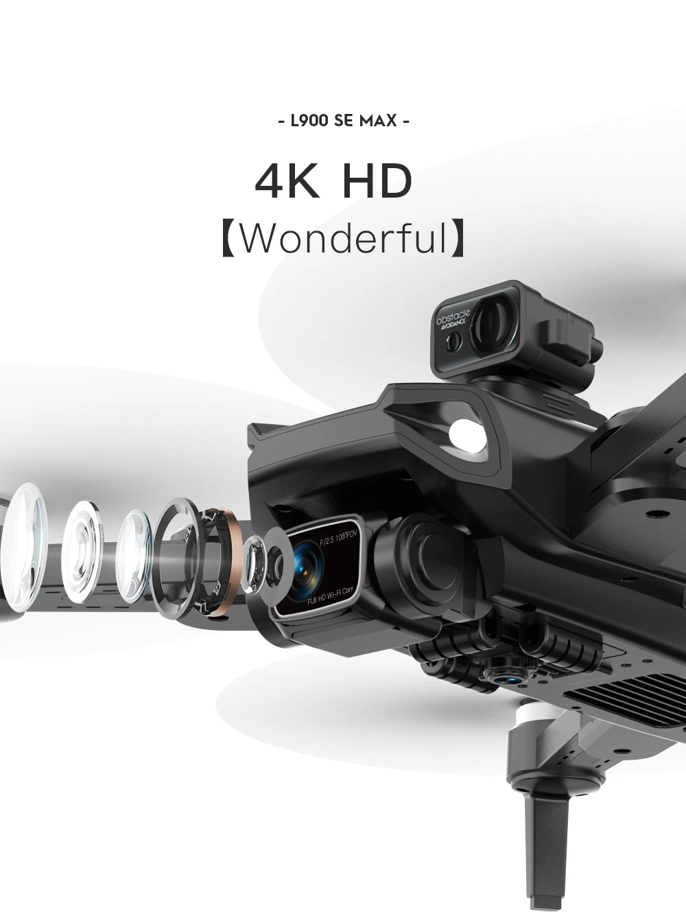 L900 SE MAX Drone, F325 obscce Abara YCutov aWhomta