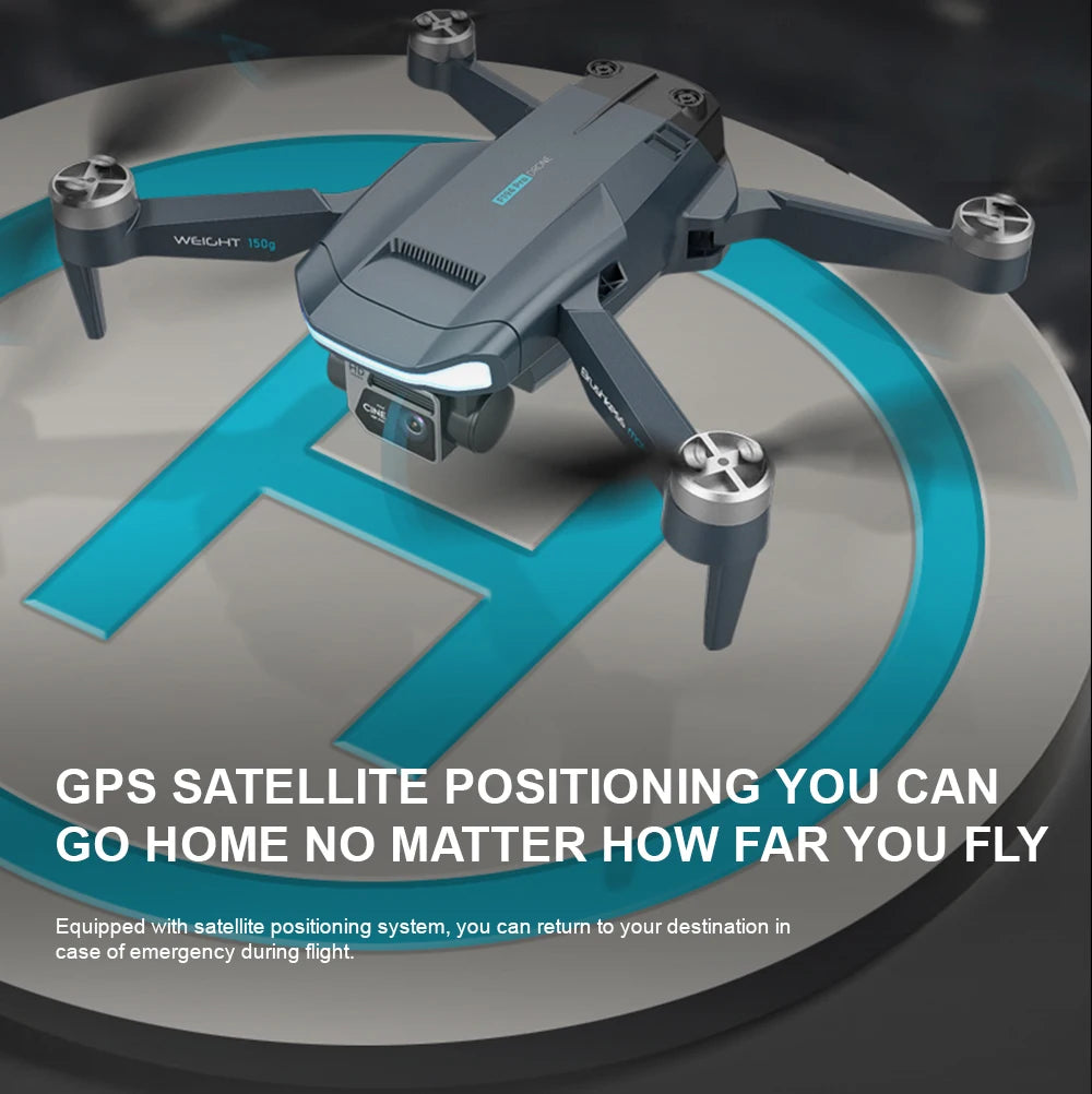 F194 GPS Drone, WCICHT 1s0q GPS SATELLITE POSITIONING YOU