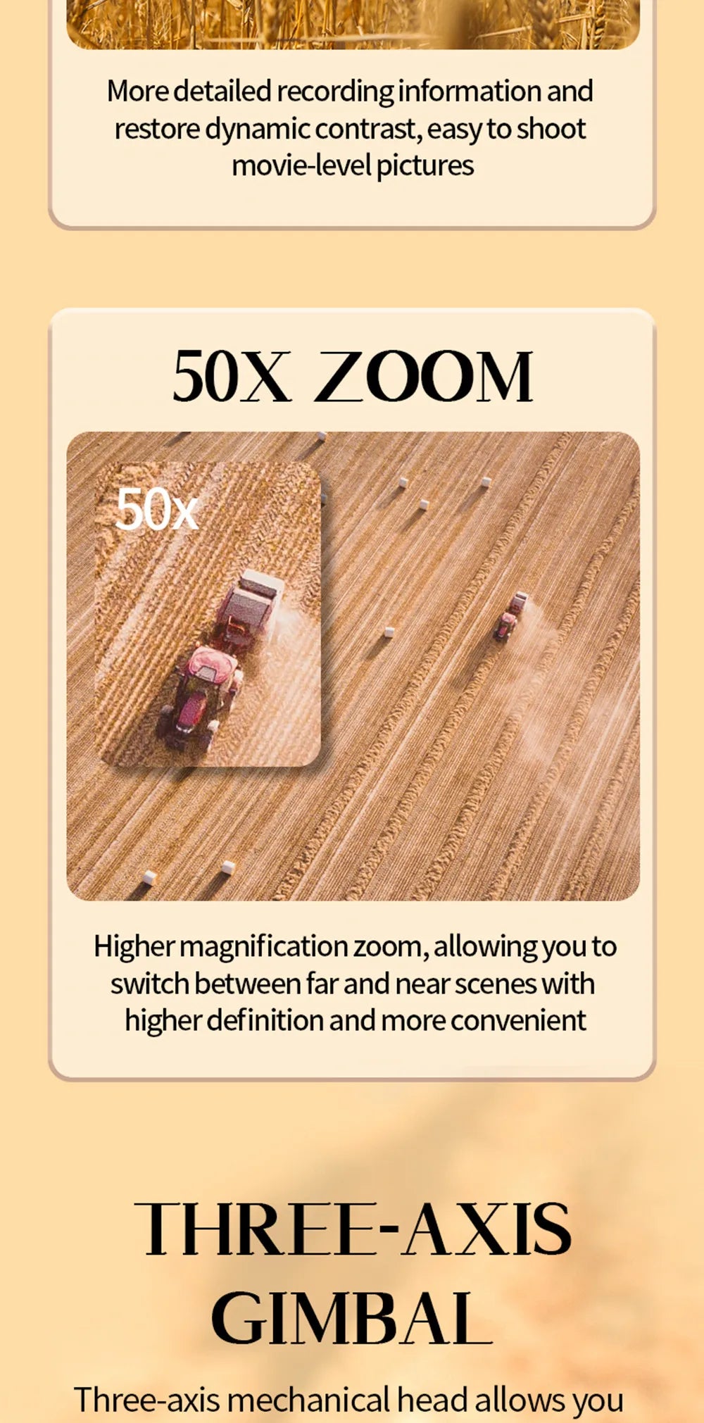 X38 PRO Drone, Moredetailed recording and restore dynamiccontrast,easyto shoot movie-level pictures