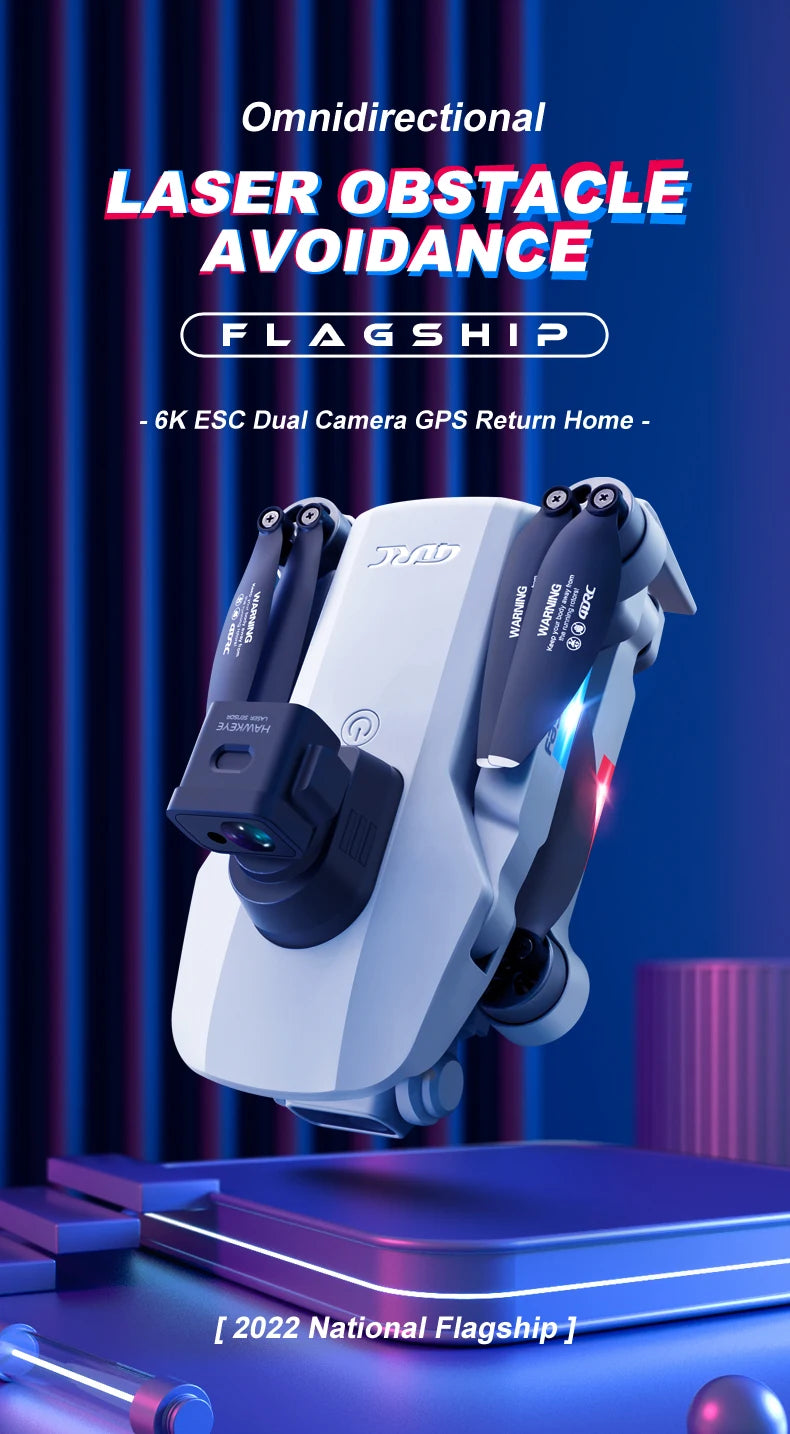 F8 GPS Drone, Omnidirectional LASER OBSTACLE AVOIDANCE FLAGshT? 6