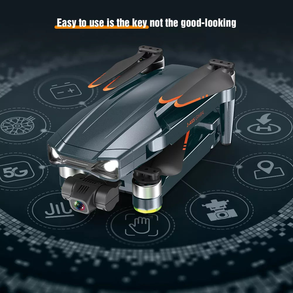ZFR F186 Drone With 4K HD Dual Camera 3-Axis Gimbal 4Km Brushless Motor 5G WIFI GPS Quadcopter Professional Camera Drone 10 ZFR F186 Drone, Flight time: about 26 minutes on a single battery