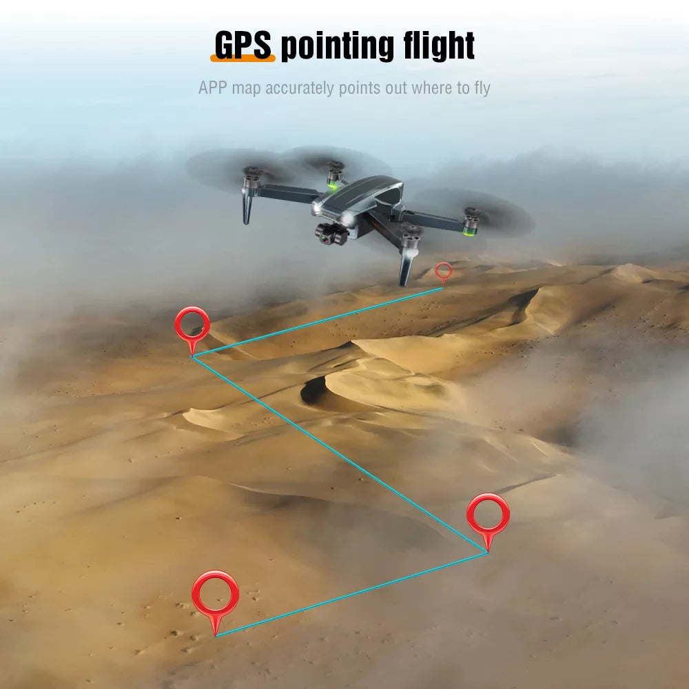 ZFR F186 Drone With 4K HD Dual Camera 3-Axis Gimbal 4Km Brushless Motor 5G WIFI GPS Quadcopter Professional Camera Drone 24 ZFR F186 Drone, GPS pointing flight APP map accurately points out where to
