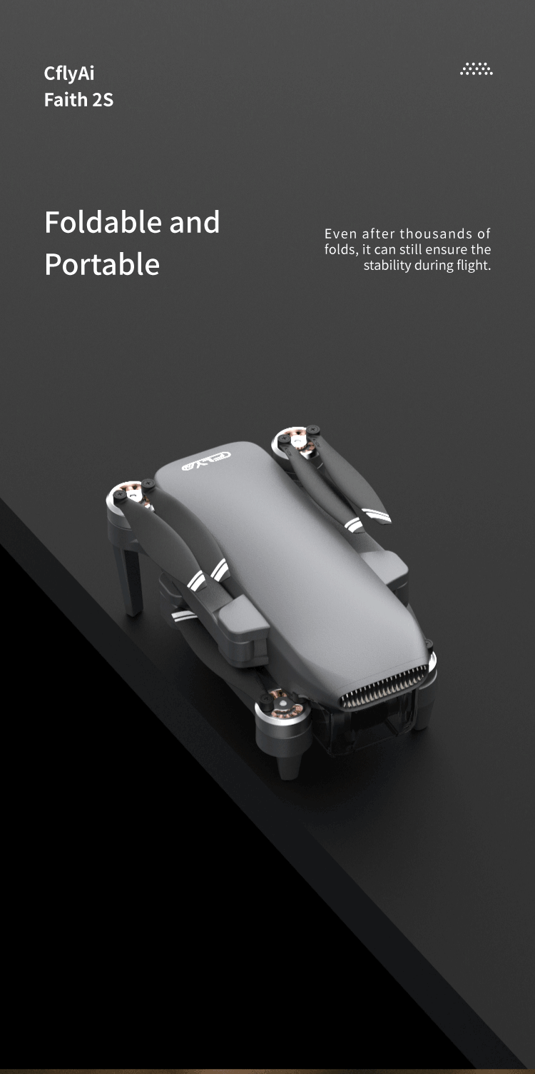 CflyAi Faith 2S Foldable and Even after thousands of folds, it