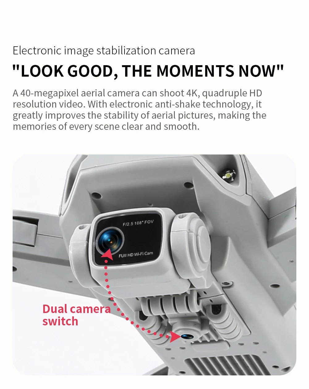 L900 Pro SE MAX Drone, a 40-megapixel aerial camera can shoot 4K, quadruple HD resolution video