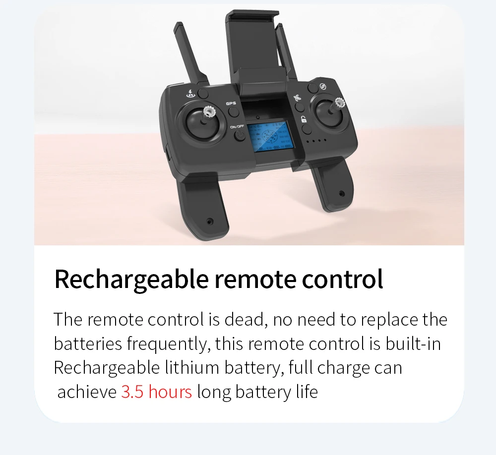 L900 Pro SE MAX Drone, rechargeable remote control dead, no need to replace the batteries frequently . full charge can achieve