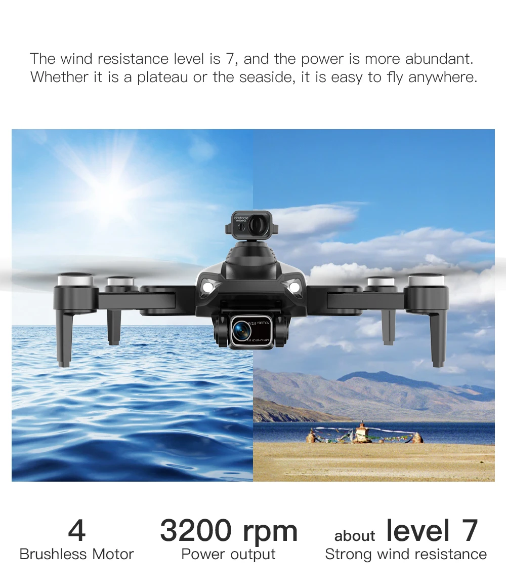 L900 Pro SE MAX Drone, wind resistance level is 7, and the power is more abundant: Whether it is a plateau