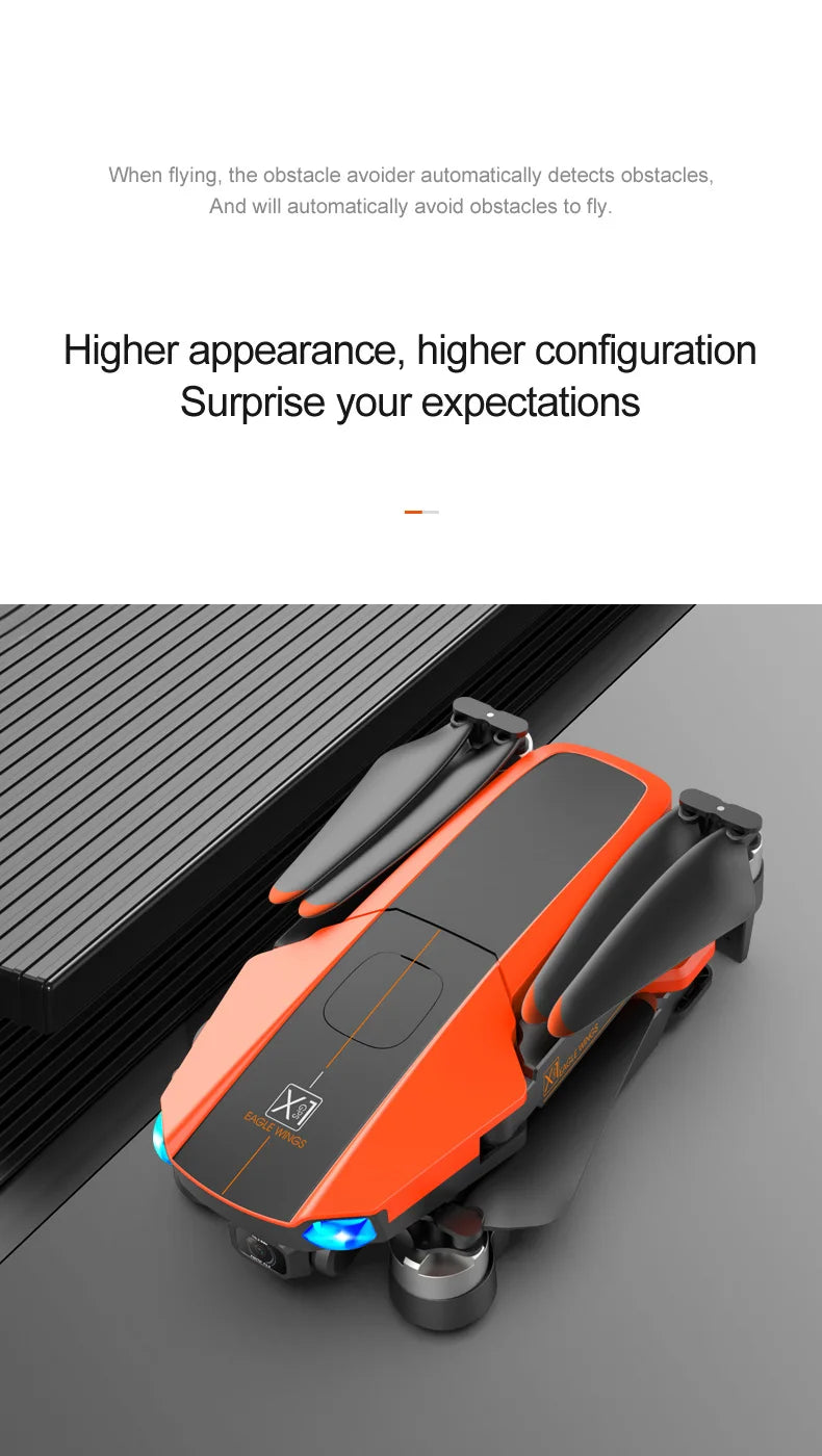 MS-712 Drone, when flying, the obstacle avoider automatically detects obstacles . Xz EAGLE