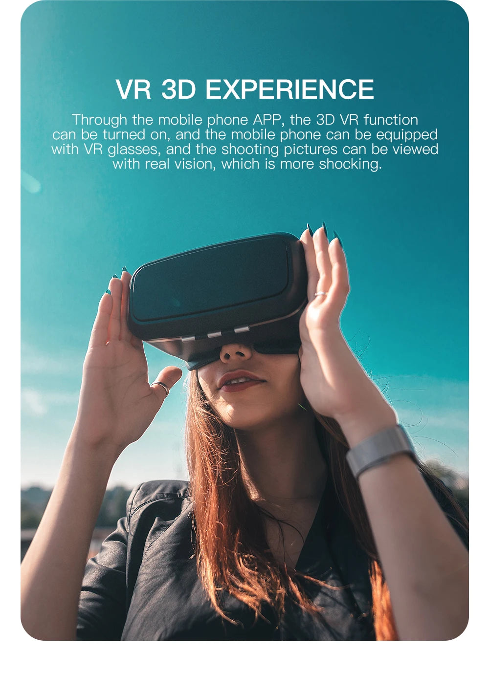2023 New GPS Drone, VR 3D EXPERIENCE Through the mobile phone APP