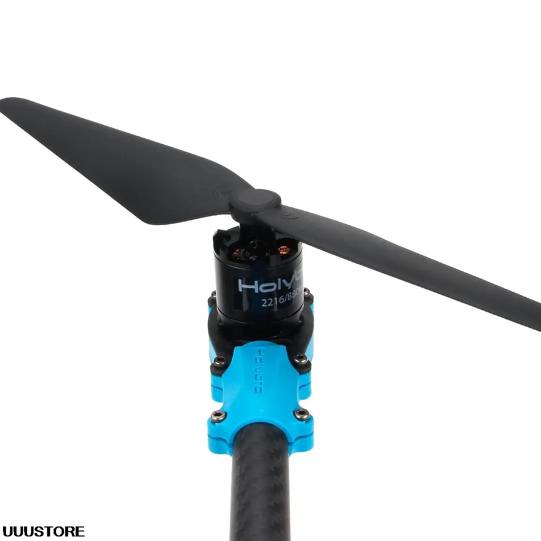 HolyBro X500 V2 Frame Kit / ARF Kit, this frame is made with full carbon fiber twill, with carbon fiber tube arms supported by