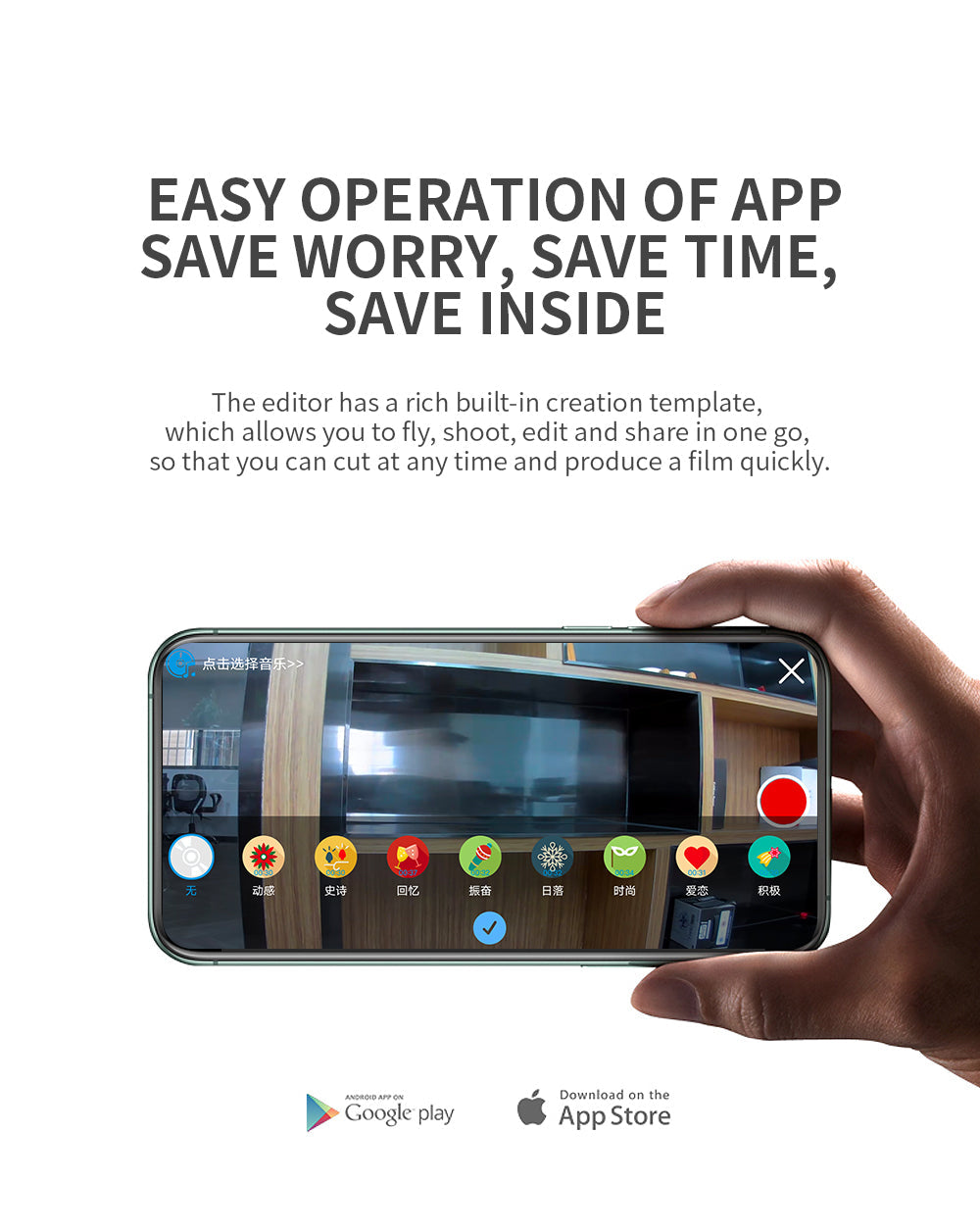 SJRC F7 PRO / F7S Pro Drone, download on the Google play App Store on the google play store .
