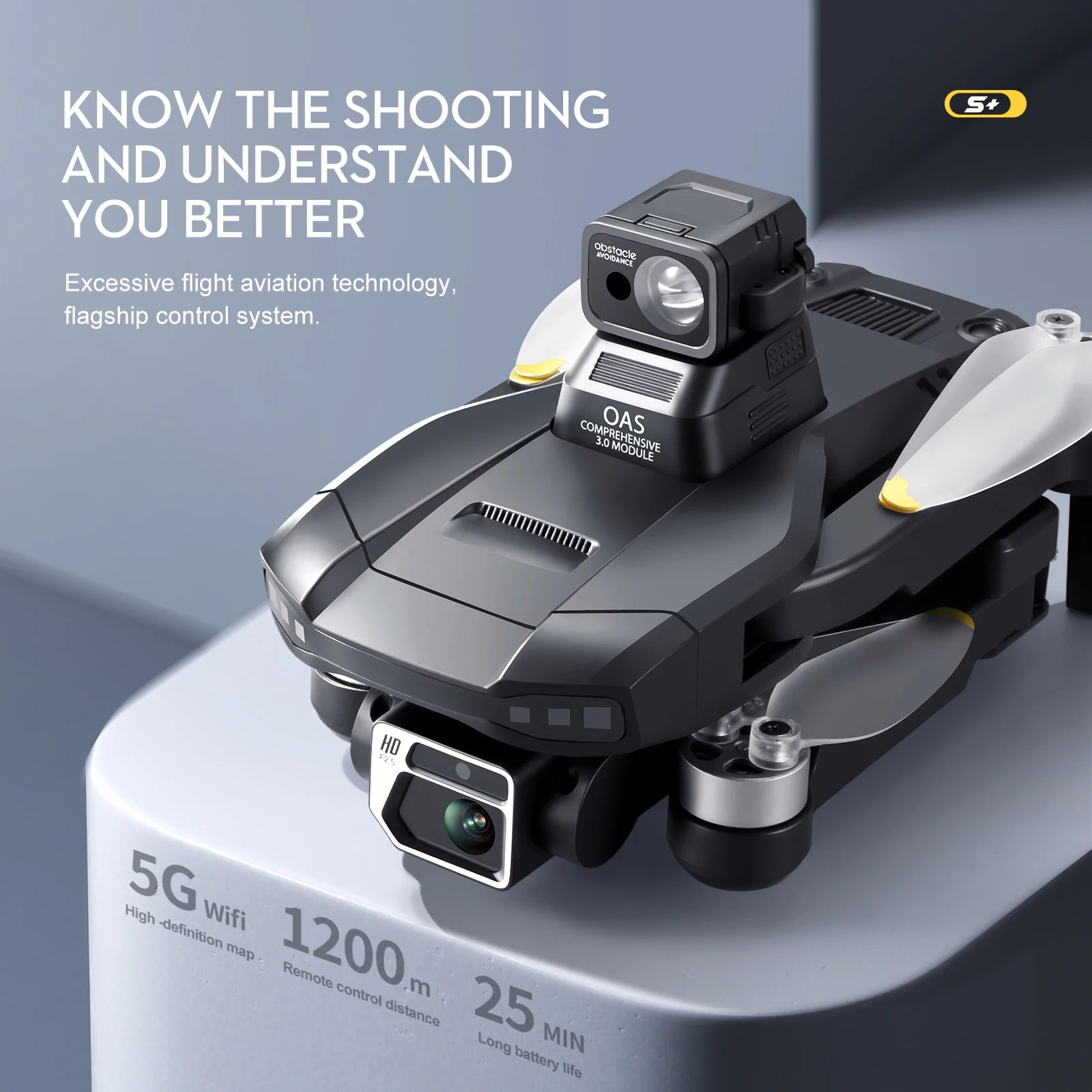 S+ GPS Drone, Noidanct OAS COMPREHENSIVE MODULE 5G Wifi