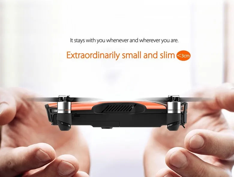 S6 Drone - GPS WI-FI APP Control 4K HD UHD Camera Foldable Arm Pocket Selfie Drone WiFi FPV RC Quadcopter Professional Camera Drone 8 S6 Drone, small and slim Bcm stays with you wherever and wherever you are: Extraordinari