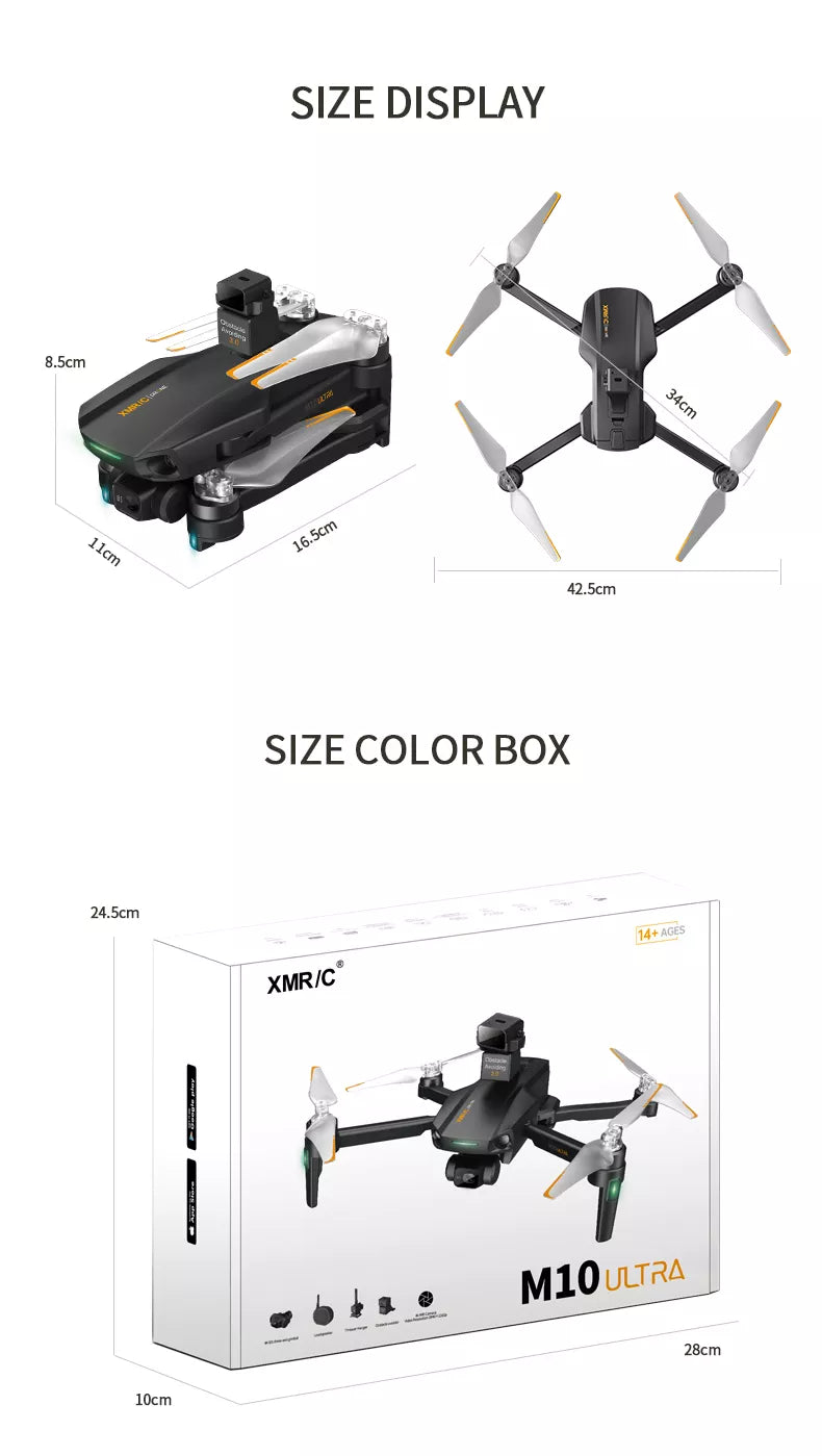 M10 Ultra Drone 4K HD Prof