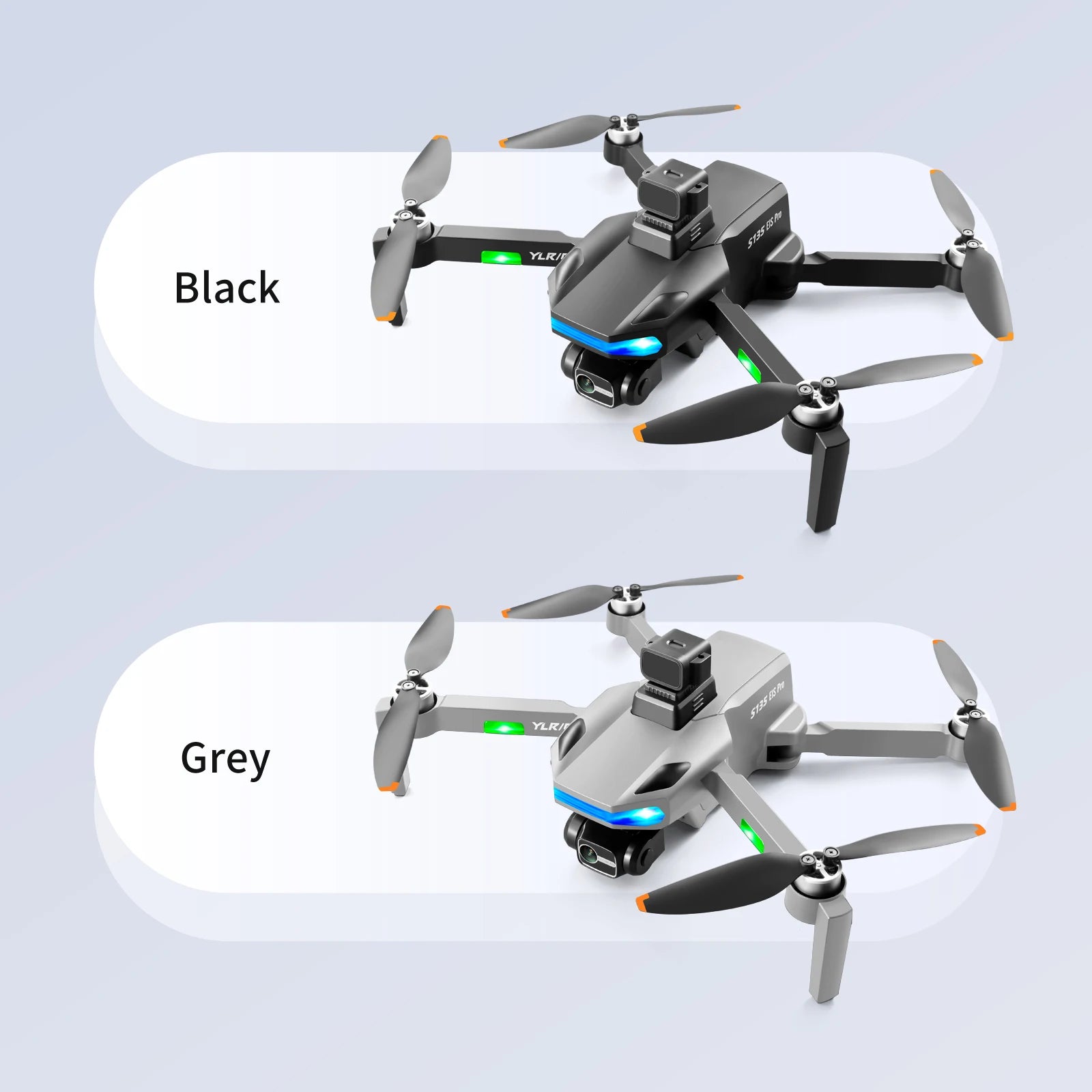 S135 Drone - 8K HD ESC Dual Camera GPS 5G 28 Minutes 3-Axis Gimbal Brushless Motor Professional Camera Drone 25 S135 Drone, YLRII Black YRIN Grey Tesm 51354