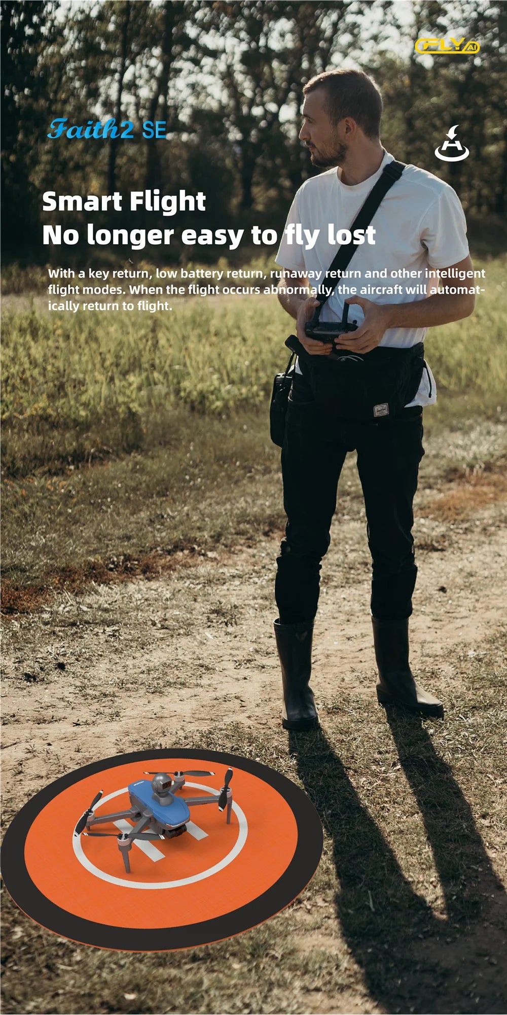 CFLY Faith2 SE Drone - 4K Profesional 3-Axis Gimbal FPV 5G Wifi GPS RC Quadcopter With Camera 540° Obstacle Avoidance Helicopter 16 CFLY Faith2 SE Drone