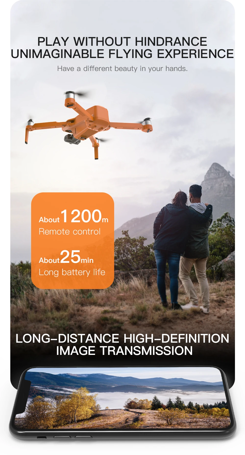 KF102 MAX GPS Drone, PLAY WITHOUT HINDRANCE UNIMAGINABLE FLYING EXPERI