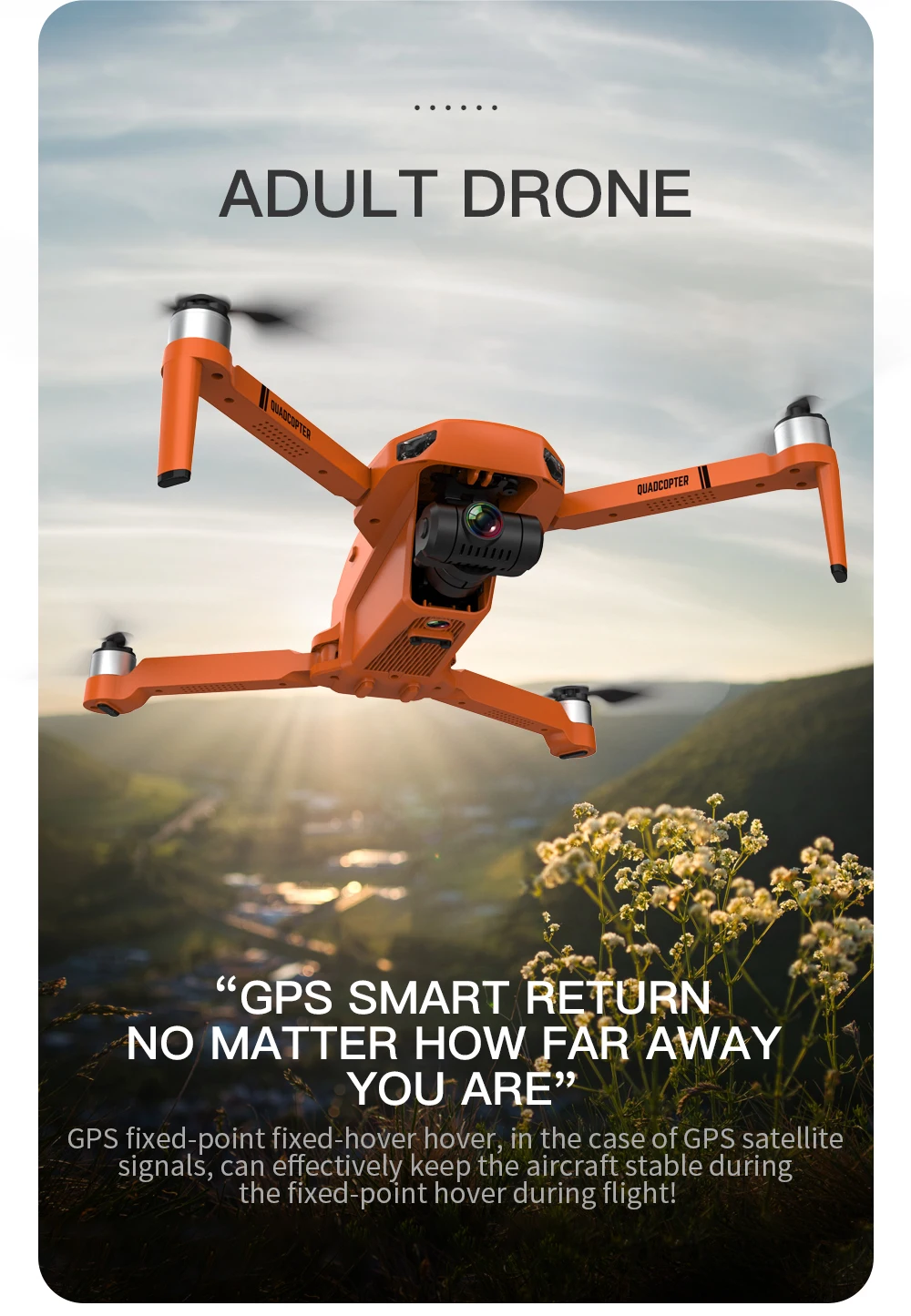 KF102 MAX GPS Drone, ADULT DRONE GPS SMART RETURN NO MATTER HOW F
