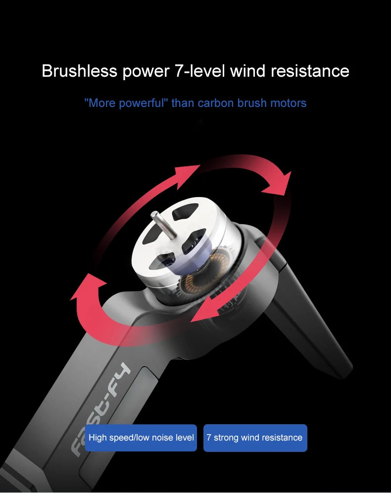 F4 Drone - 4K HD Professional 2-Axis Gimbal Brushless RC Dron GPS 5G WIFI 2KM مسافة الطيران FPV كوادكوبتر قابلة للطي VS SG907 MAX Professional Camera Drone 25 F4 Drone, Brushless power 7-level wind resistance "More powerful" than carbon brush motors