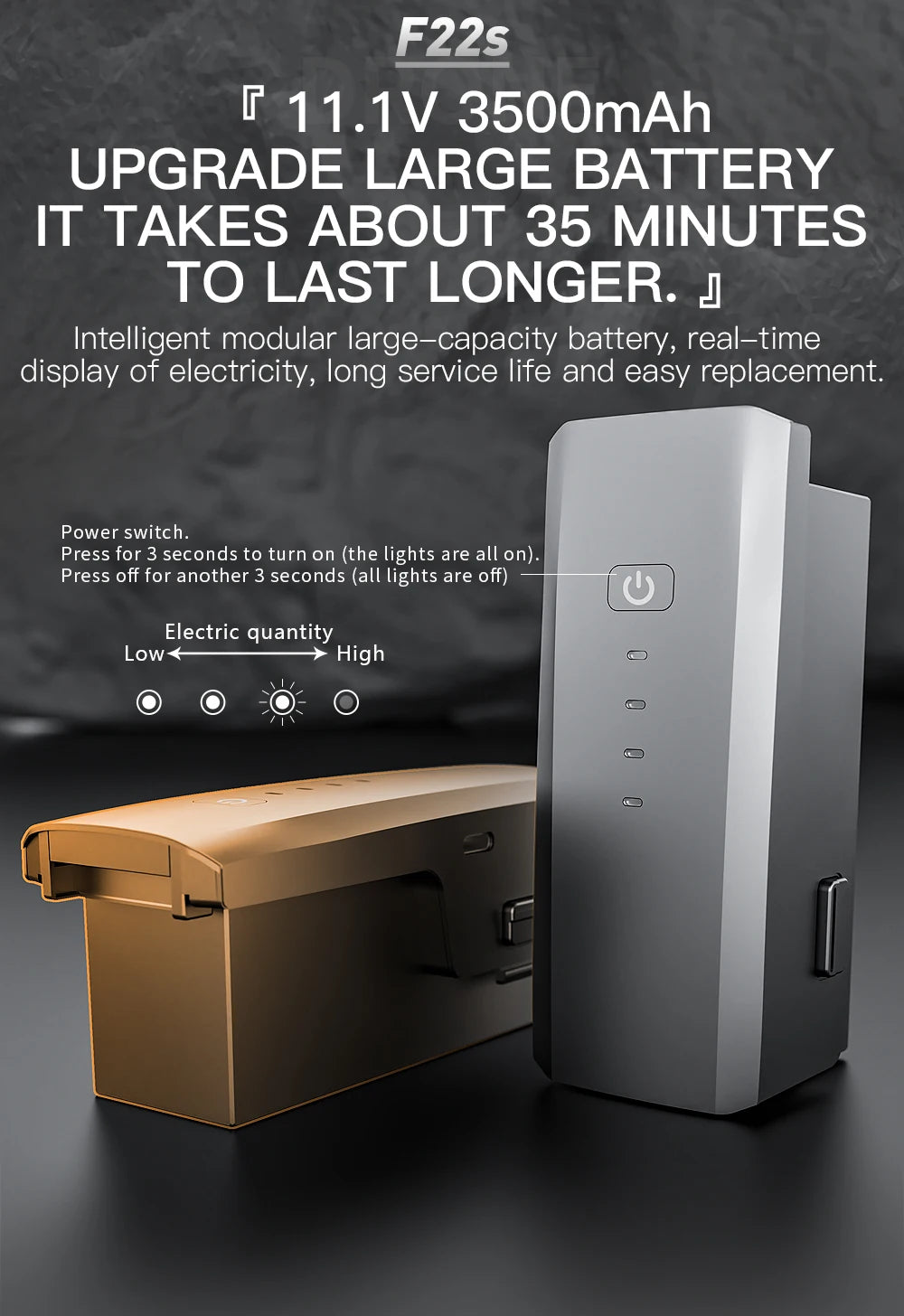 SJRC F22S 4K HD PRO Drone - With 4K HD Camera 2-Axis Gimbal HD Camera Obstacle Avoidance GPS 5G WiFi FPV Quadcopter RC Drone Helicopter Professional Camera Drone 24 SJRC F22S 4K HD PRO Drone, F22s 11.1V 3500mAh UPGRADE LARGE BATTER