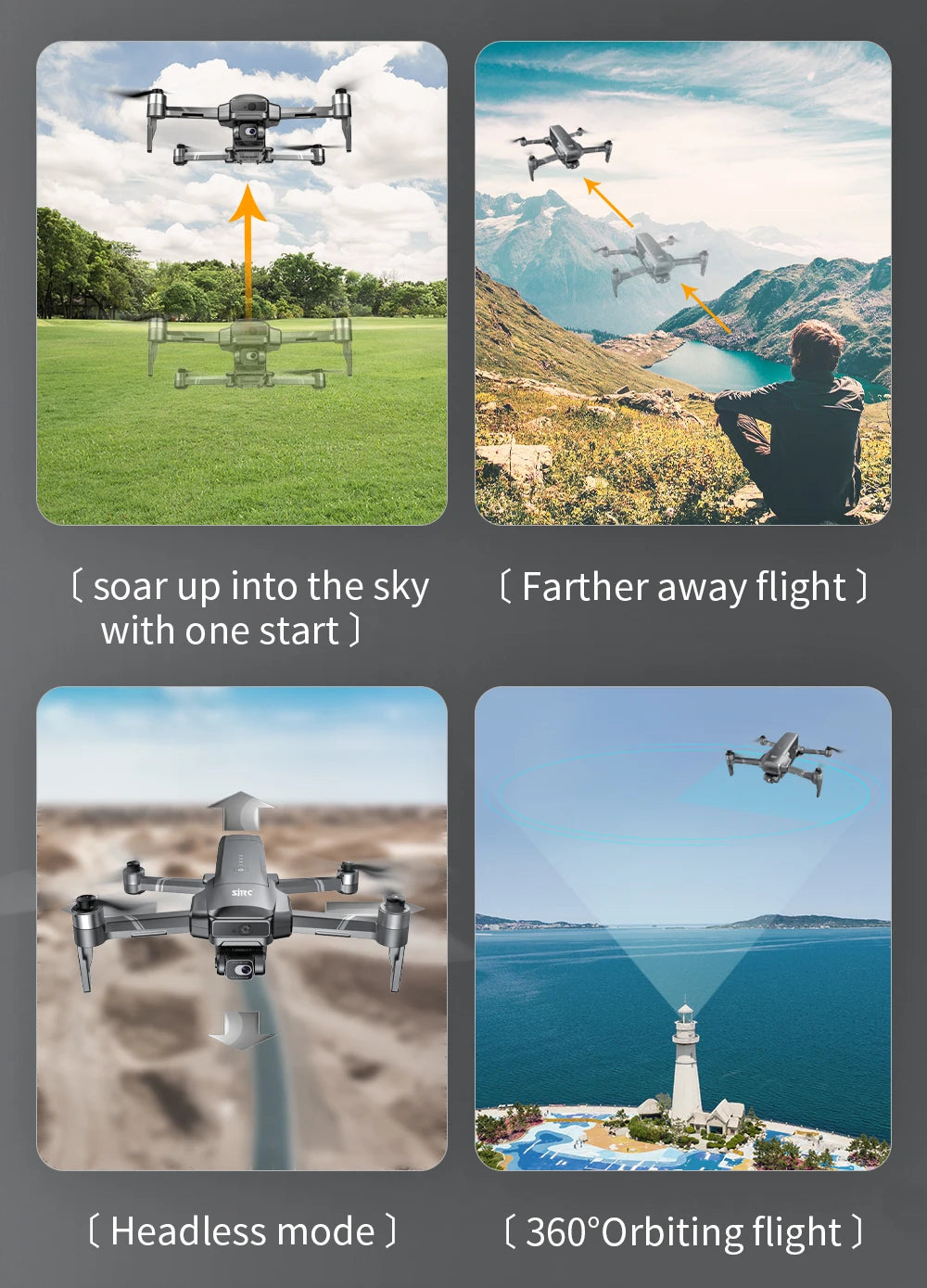 SJRC F22S 4K HD PRO Drone - With 4K HD Camera 2-Axis Gimbal HD Camera Obstacle Avoidance GPS 5G WiFi FPV Quadcopter RC Drone Helicopter Professional Camera Drone 33 SJRC F22S 4K HD PRO Drone, make photo gestures/camera gestures within a 1-3m distance from the aircraft
