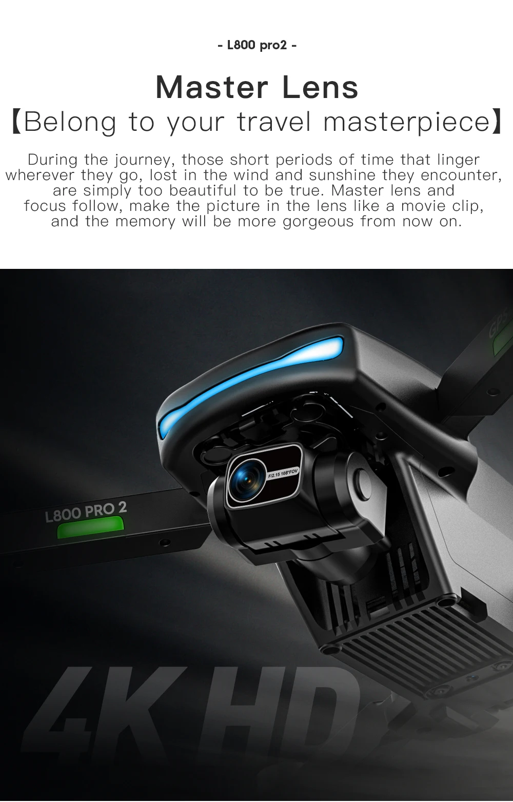 L800 Pro 2 Drone - 4K HD Camera 3-Axis Gimbal 5G WIFI Dron Obstacle Avoidance Brushless Motor RC Professional FPV Quadcopter Professional Camera Drone 31 L800 Pro 2 Drone - 4