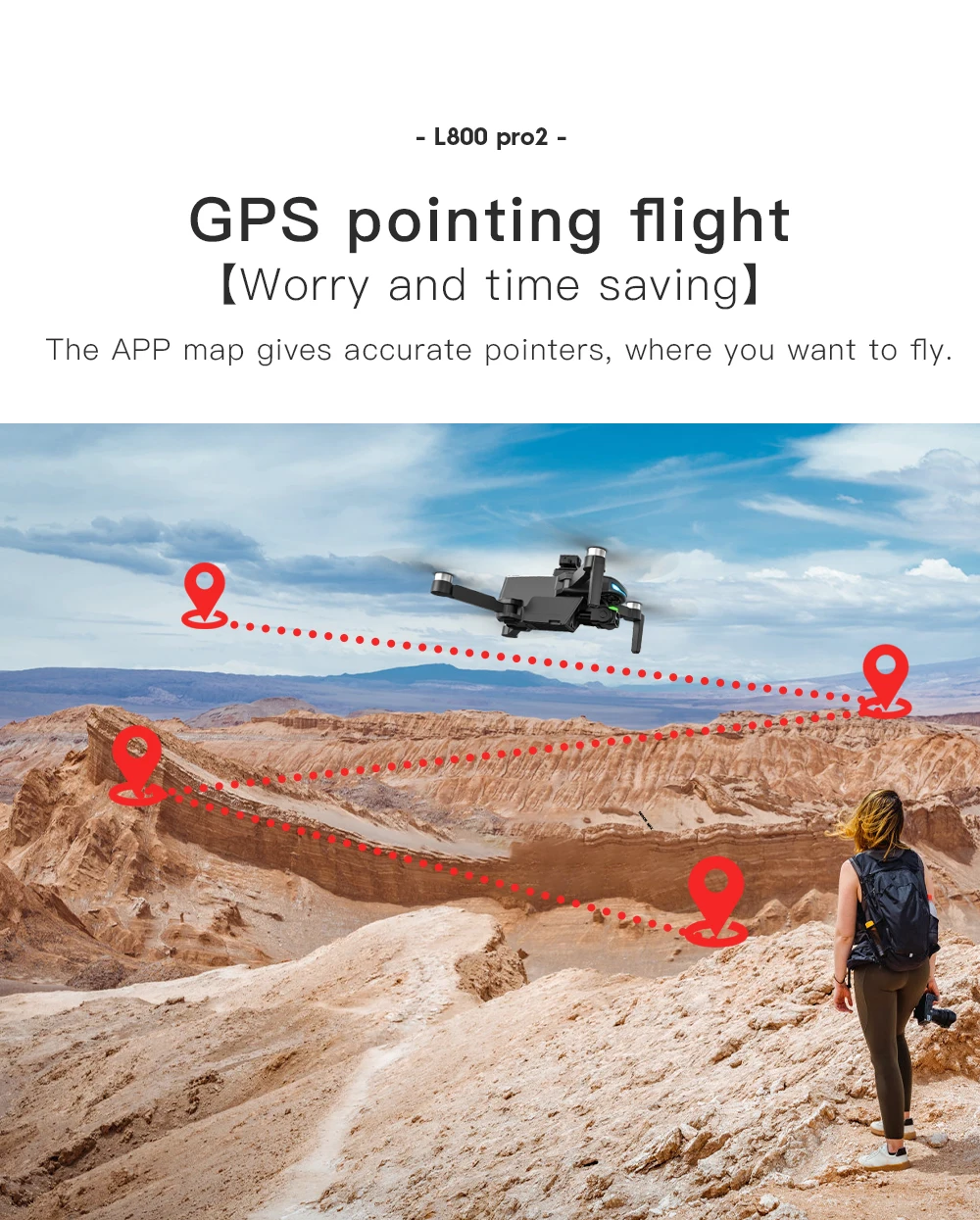 L800 Pro 2 Drone - 4K HD Camera 3-Axis Gimbal 5G WIFI Dron Obstacle Avoidance Brushless Motor RC Professional FPV Quadcopter Professional Camera Drone 41 L800 Pro 2 Drone - 4