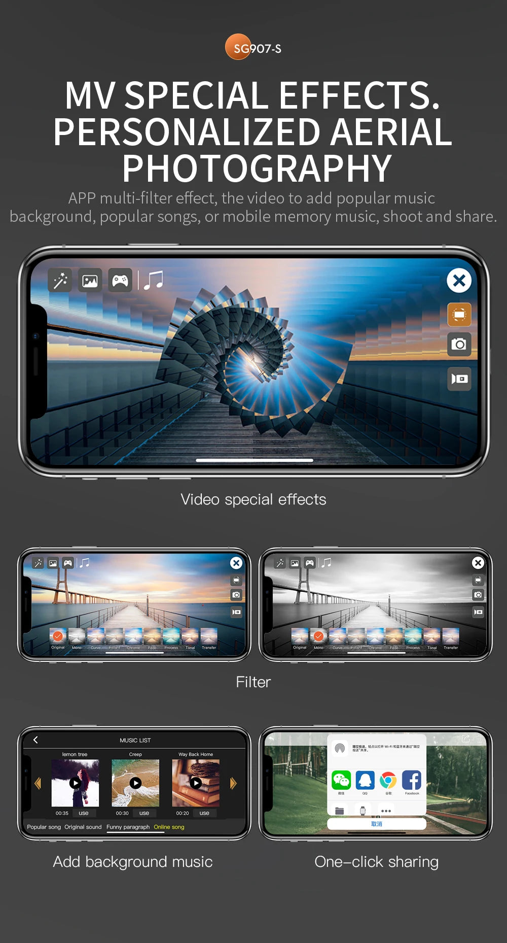 SG907S Drone - 4K HD GPS Auto-Return High Performance Obstacle Avoidance Long Range Remote Control Aircraft Plane Toy Professional Camera Drone 30 SG907S Drone, SG9O7-$ MV SPECIAL EFFECTS .