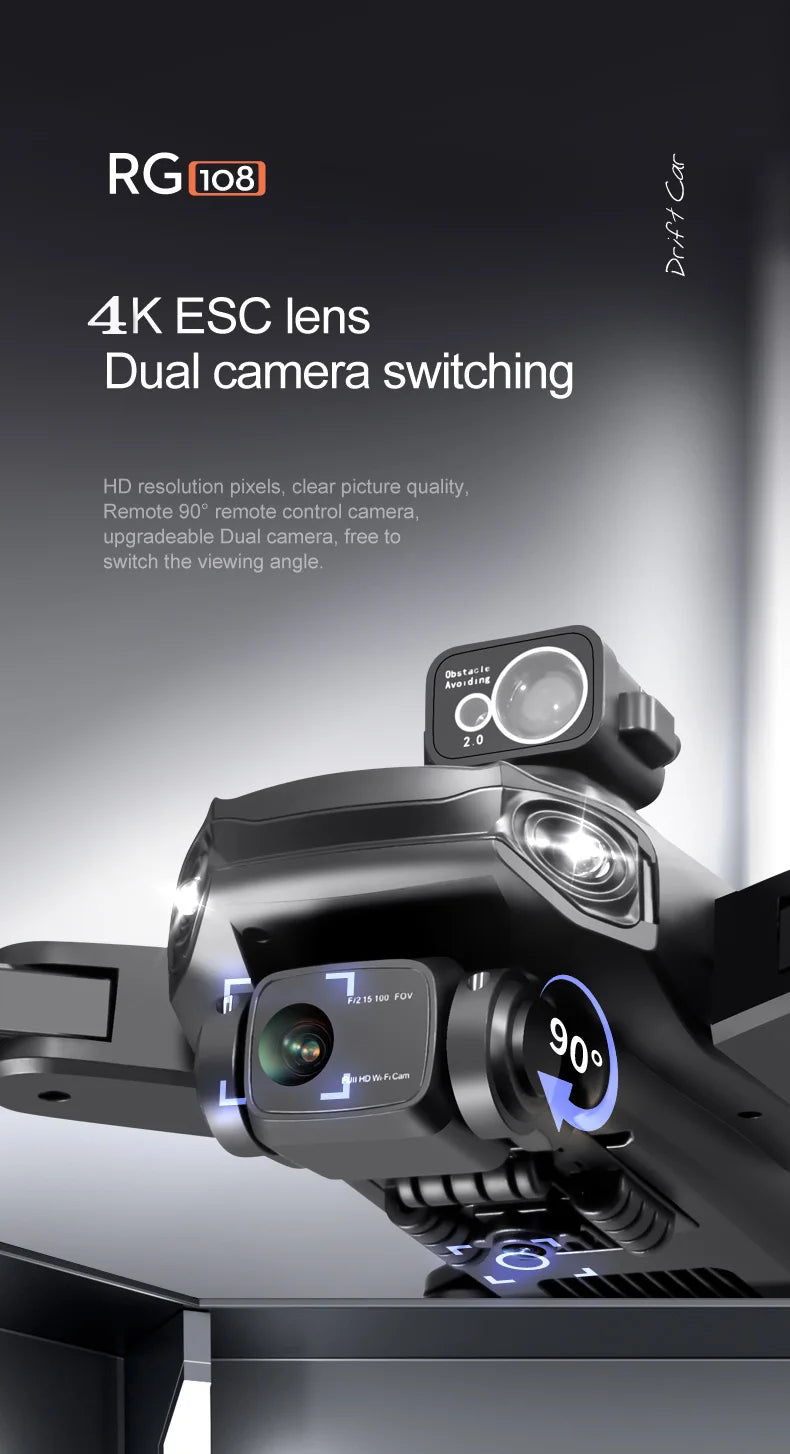 RG108 /RG108 Pro GPS Drone - Professional 4K HD Camera FPV Obstacle Acoidance Brushless Motor Foldable Quadcopter Dron Professional Camera Drone 35 RG108 /RG108 Pro GPS Drone, RG108 /RG108 Pro GPS