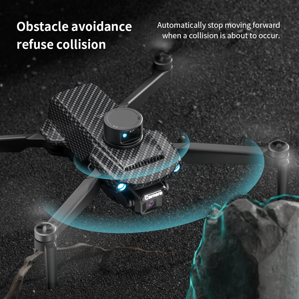 KBDFA U99 Drone, Obstacle avoidance Automatically stop moving forward when a collision is about to occur refuse