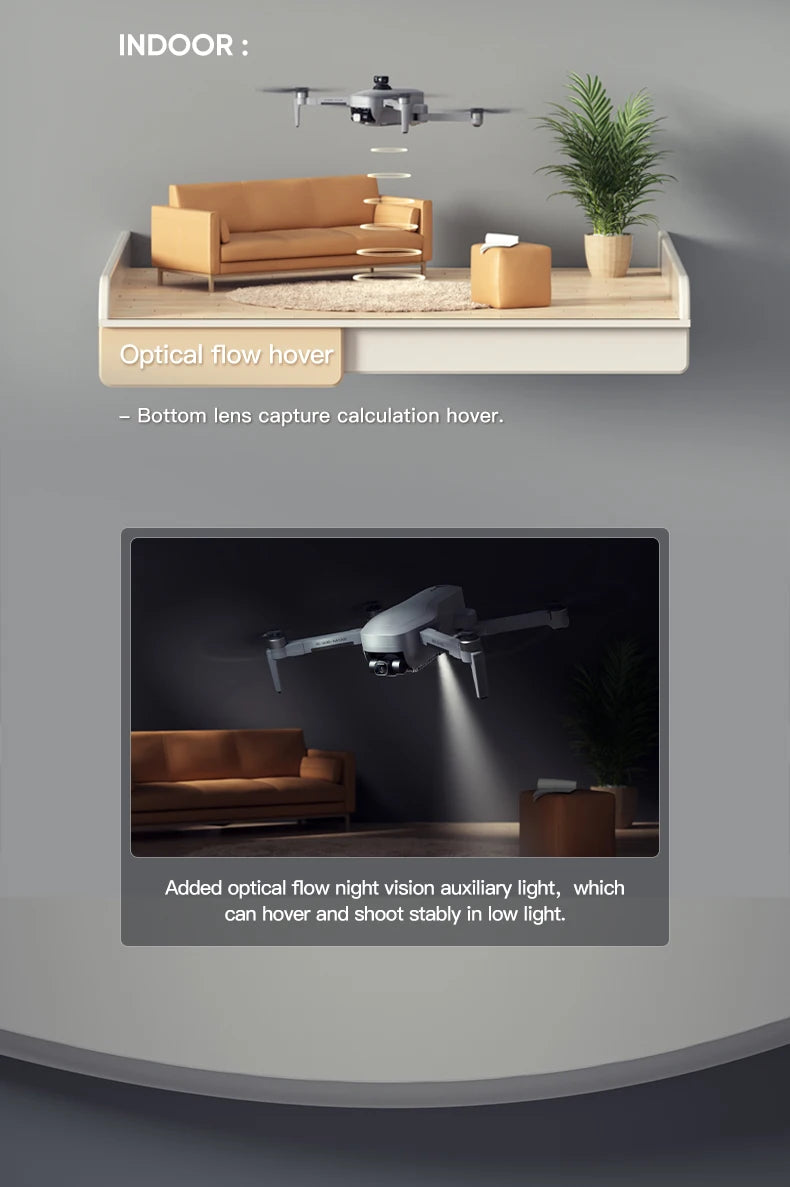 BEAST 3E SG906 MAX2 Drone - Professional FPV 4K HD Camera with 3-Axis Gimbal 5G WiFi Brushless GPS Quadcopter Obstacle Avoidance Professional Camera Drone 37 BEAST 3E SG906 MAX2 Drone, optical flow night vision auxiliary light can hover and shoot stably in low light .