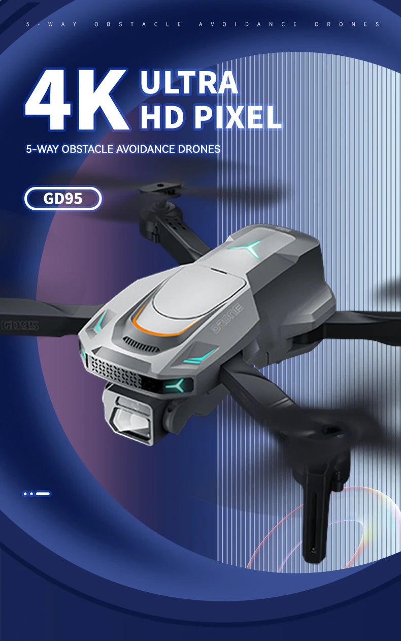 2024 GD95 Pro Max Drone - 8K HD Dual Camera Brushless Motors GPS Smart Follow RC Helicopter Quadrocopter Boy's Toys 9 2024 GD95 Pro Max Drone, the GD95 Pro Max Drone sets new standards in aerial photography