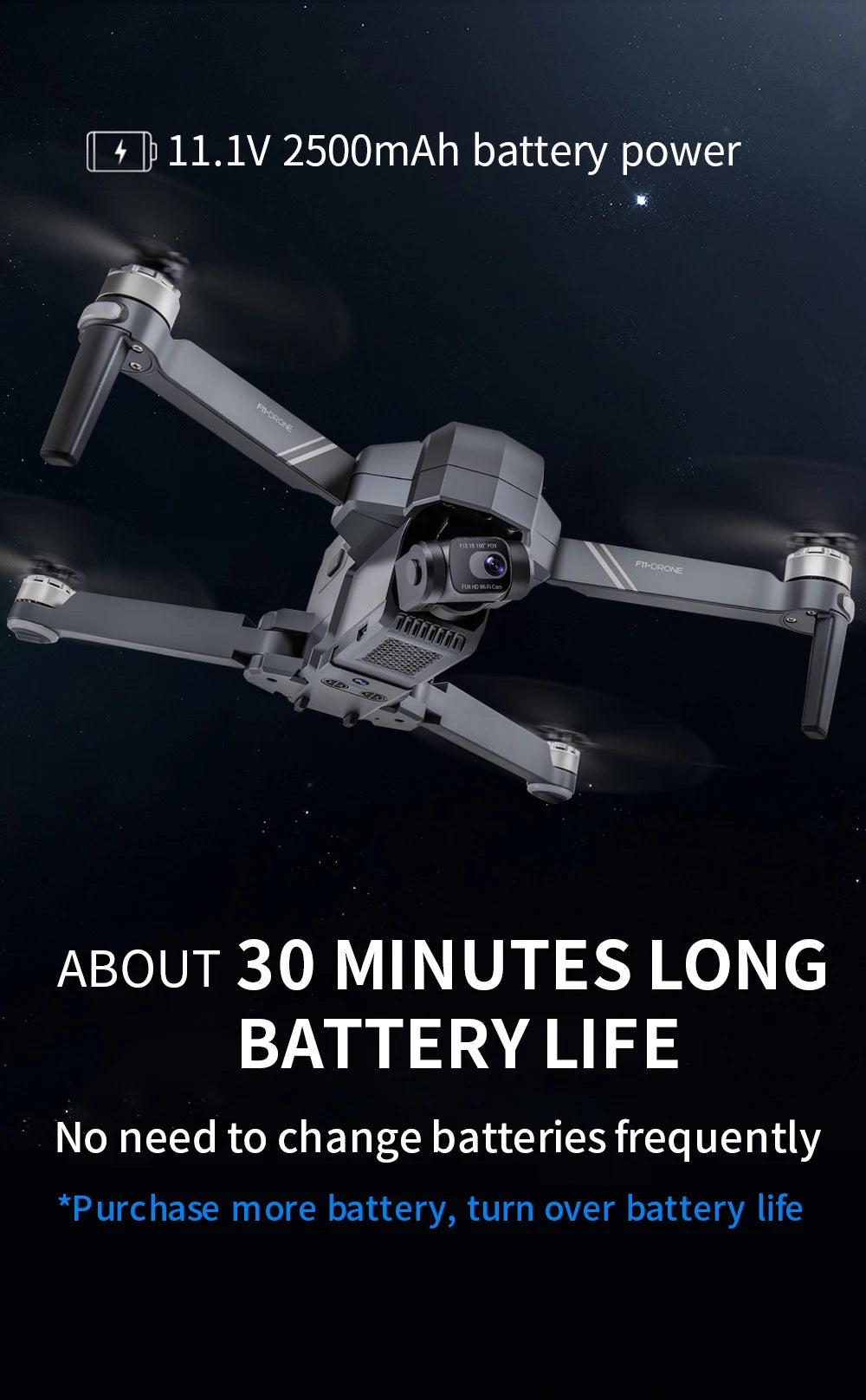 SJRC F11 / F11S Pro Drone - With 4K HD Camera 3KM WIFI GPS EIS 2-axis Anti-Shake Gimbal FPV Brushless Quadcopter Professional RC Dron Professional Camera Drone 66 SJRC F11 / F11S Pro Drone, 11.1V 2500mAh battery power 0ua18 16u ton Hn