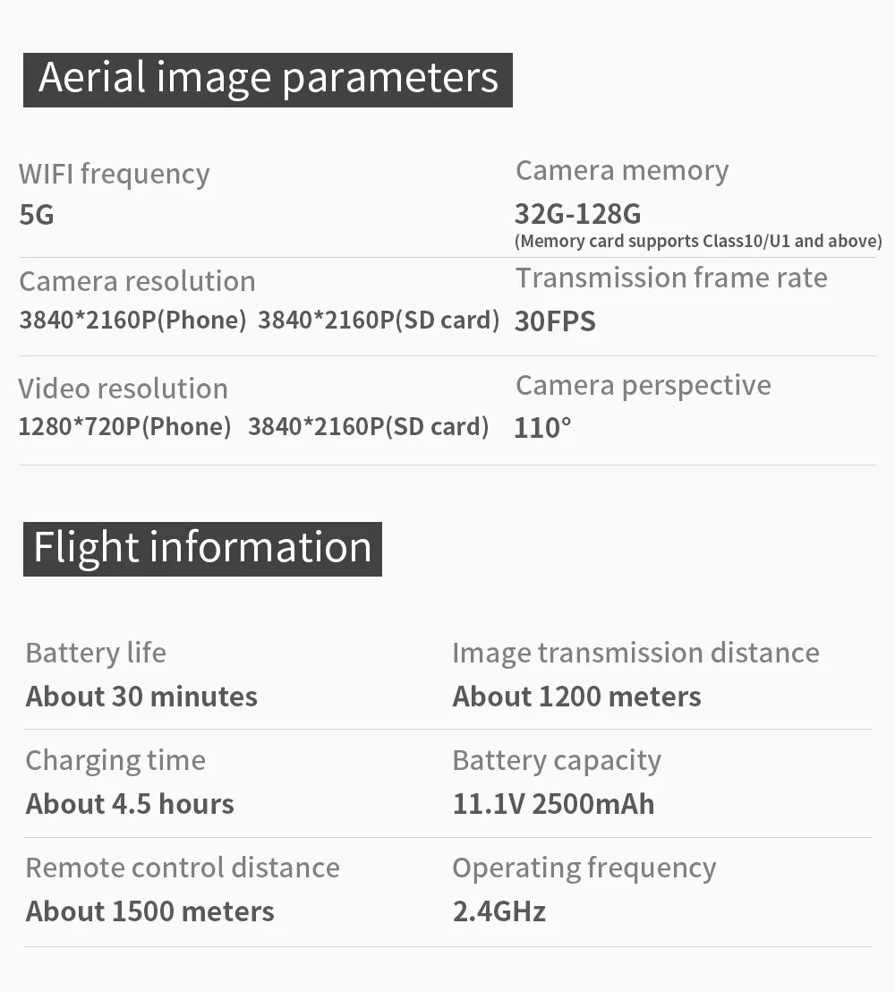 SJRC F11 / F11S Pro Drone - With 4K HD Camera 3KM WIFI GPS EIS 2-axis Anti-Shake Gimbal FPV Brushless Quadcopter Professional RC Dron Professional Camera Drone 79 SJRC F11 / F11S Pro Drone, Camera memory 56 326-1286 (Memory card supports ClasslO/UI