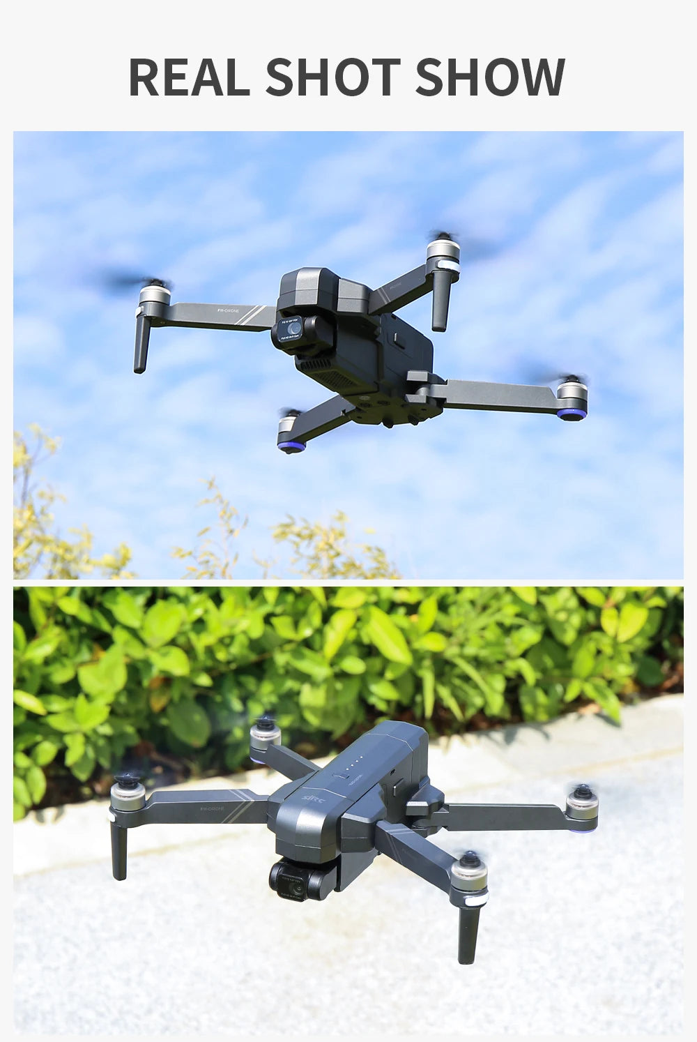 SJRC F11 / F11S Pro Drone - With 4K HD Camera 3KM WIFI GPS EIS 2-axis Anti-Shake Gimbal FPV Brushless Quadcopter Professional RC Dron Professional Camera Drone 81 SJRC F11 / F11S Pro Drone, F11S 4K PRO PTZ VE RSION Self-stabilized g