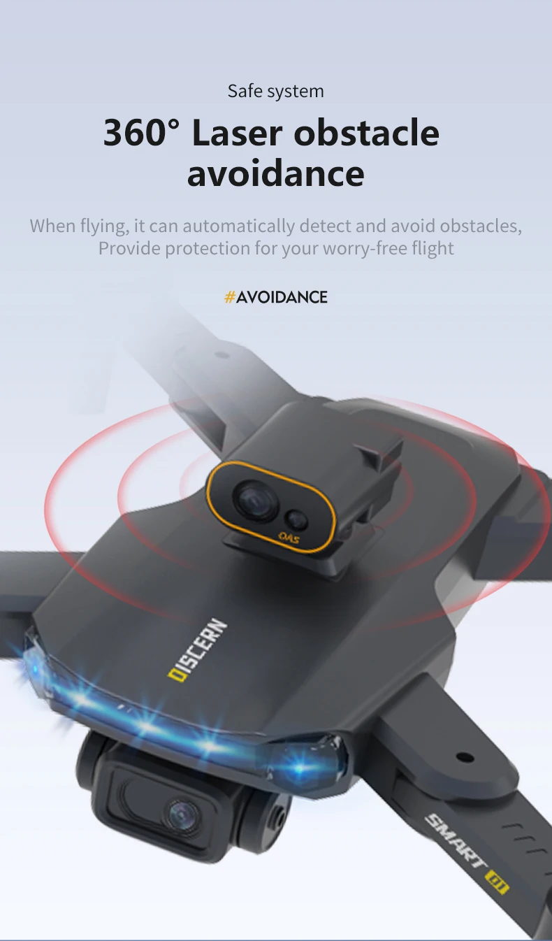 JJRC X21 Drone, SMART laser obstacle avoidance can automatically detect and avoid obstacles . it can be used