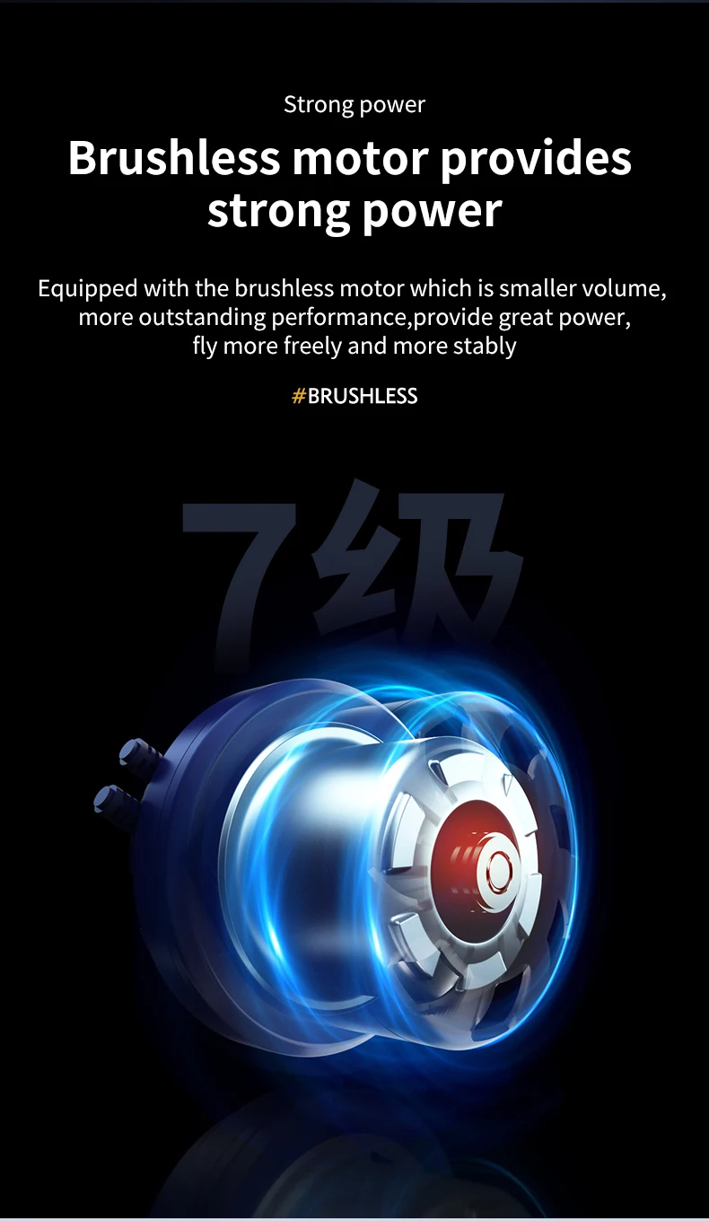 JJRC X21 Drone, strong power Brushless motor provides strong power, fly more freely and more stably #BR