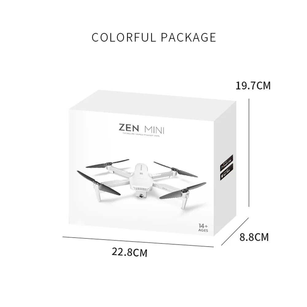 Visuo XS818 GPS Drone - 1800mAh 5G Wifi FPV 4K HD Dual Camera Optical-Flow RC Quadcopter Drones Professional Camera Drone 36 Visuo XS818 GPS Drone, COLORFUL PACKAGE 19.7CM ZEN MINI 14 + ACES 8.8