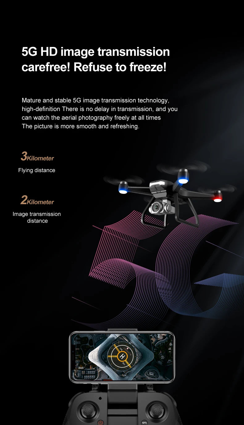 F11 PRO Drone - GPS 4K HD Dual HD Camera Professional WIFI FPV التصوير الجوي بدون فرش محرك كوادكوبتر Dron Toys كاميرا احترافية بدون طيار 24 F11 PRO Drone, 5G HD image transmission carefreel Refuse to freezel Mature and stable 5