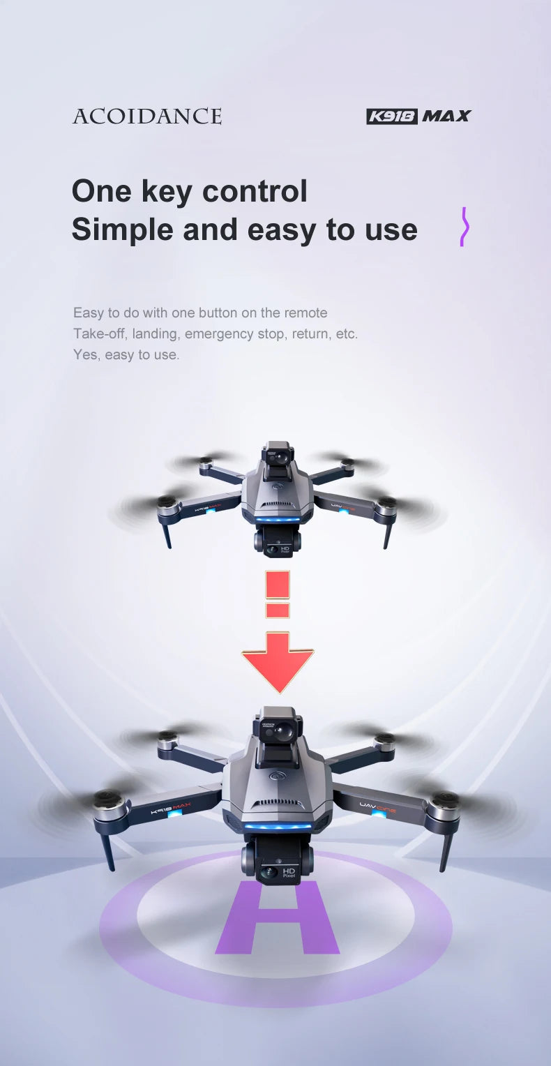 XYRC K918 MAX GPS Drone - 4K HD Professional لتجنب العوائق 8K HD DualHD كاميرا بدون فرش قابلة للطي كوادكوبتر RC مسافة 1200 متر كاميرا احترافية بدون طيار 38 XYRC K918 MAX GPS Drone, ACOIDANCE K91D MAX One key control Simple and easy to use Easy to