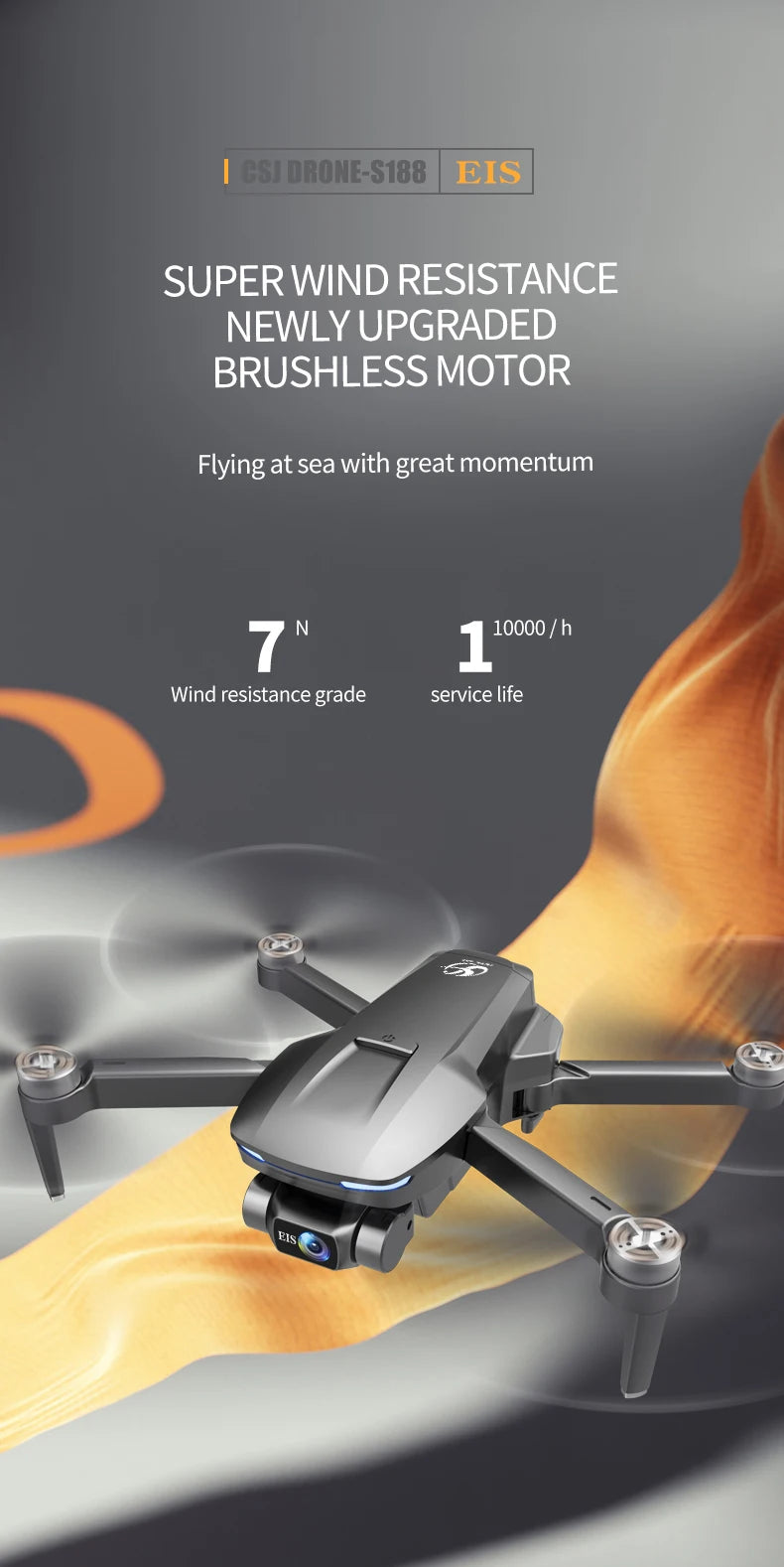 S188 Drone - Professional GPS 4K HD Drone True EIS 2-Axis Gimbal Drones 6K HD Camera Drones 5G FPV RC 1.5KM Brushless Motor Quadcopter Toys Professional Camera Drone 21 S188 Drone, @RONE-S188 EIS SUPER WIND RESISTANCE NEWLY UPG