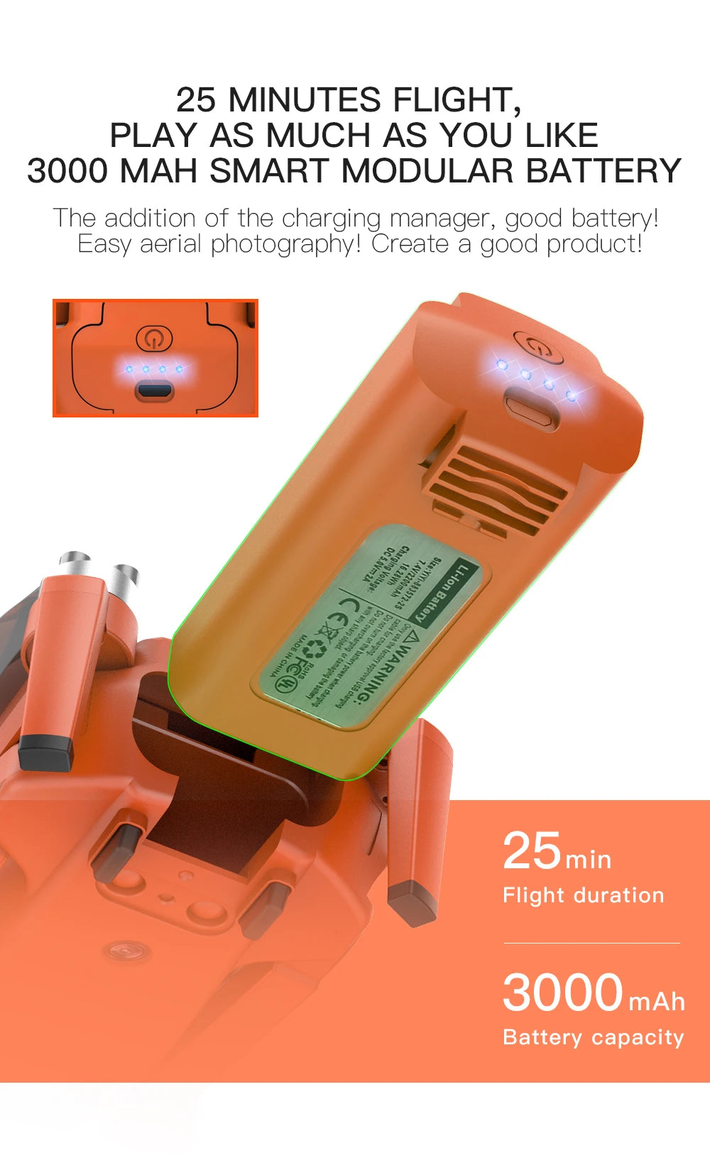ZLL SG108 Pro Drone, A 88 25min Flight duration 3000mAh Battery capacity Lent? 1 0 [