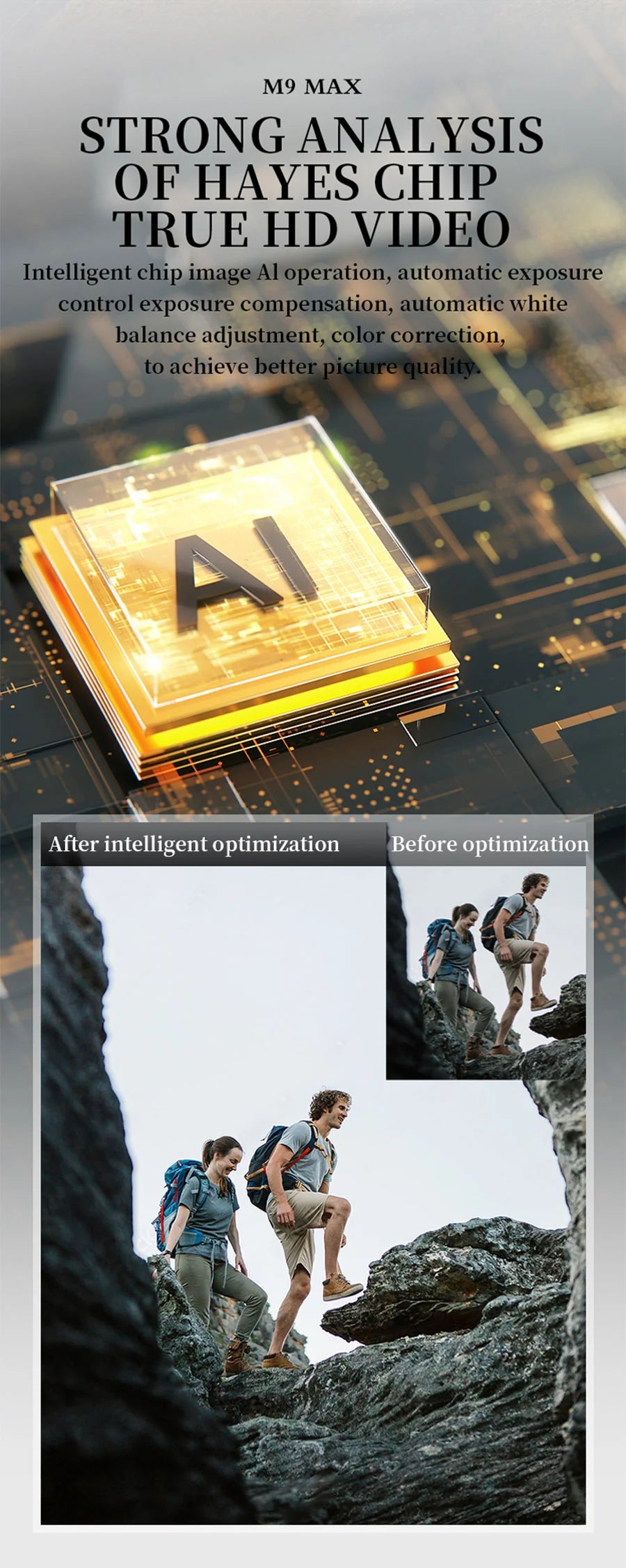 XMR/C M9 MAX Drone - 3 Axis Gimbal 4K Camera Brushless GPS 5G Obstacle Avoidance Quadcopter Screen Remote Control 19 XMR/C M9 MAX Drone, M9 MAX STRONG ANALYSIS OF HAYES CHIP TRUE