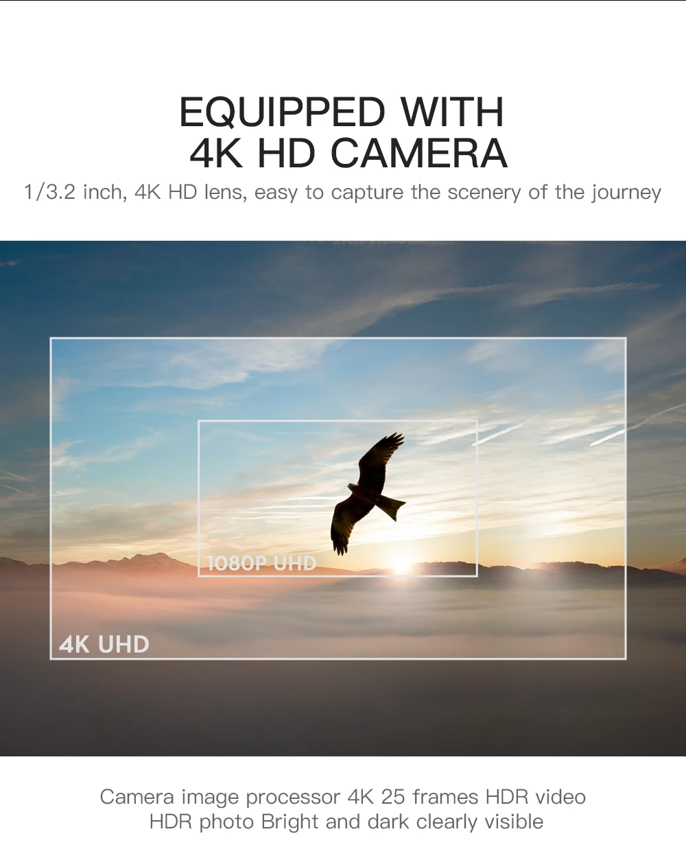 JINHENG SG906 Max GPS Drone, TO8OP UHID 4K UHD Camera image processor 4K 25 frames HDR